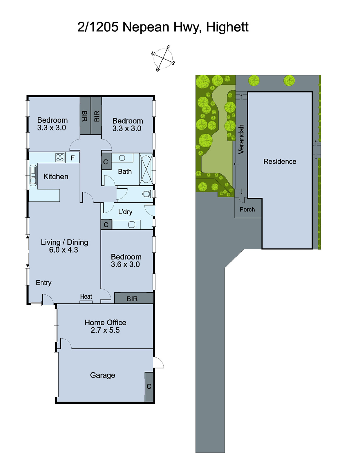 2/1205 Nepean Highway, Highett VIC 3190 - Floorplan
