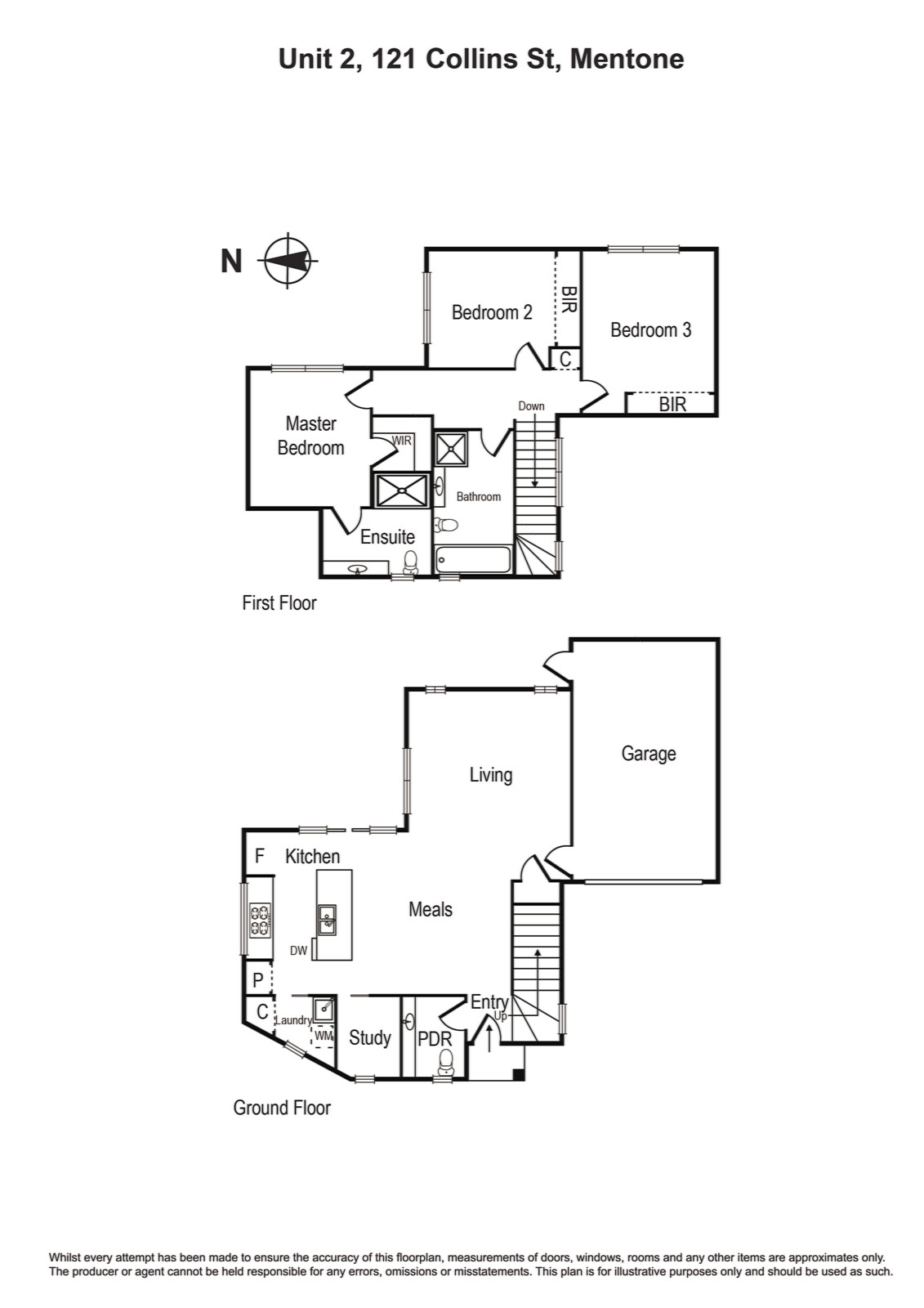 2/121 Collins Street, Mentone VIC 3194 - Floorplan