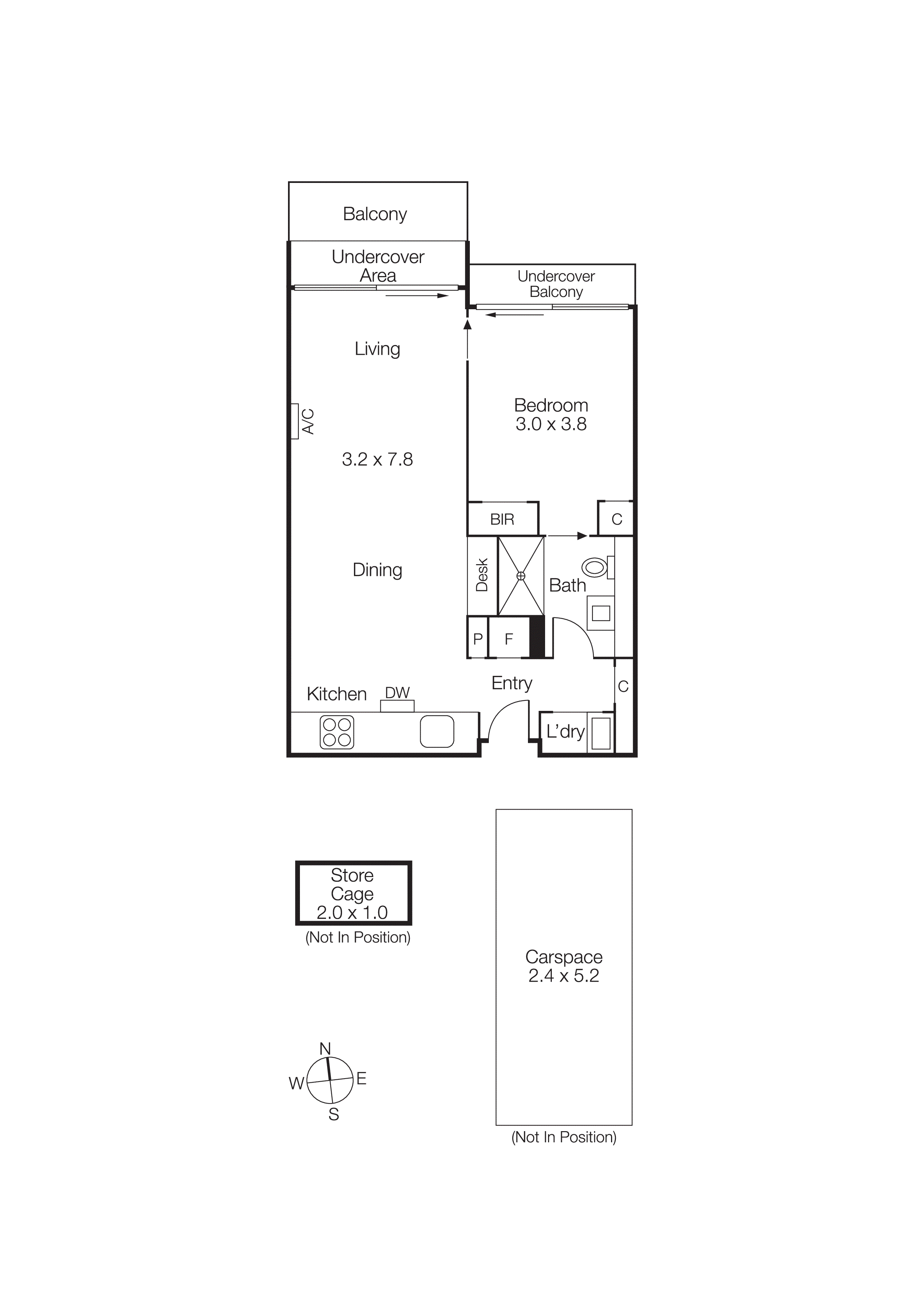 212/317 New Street, Brighton VIC 3186 - Floorplan