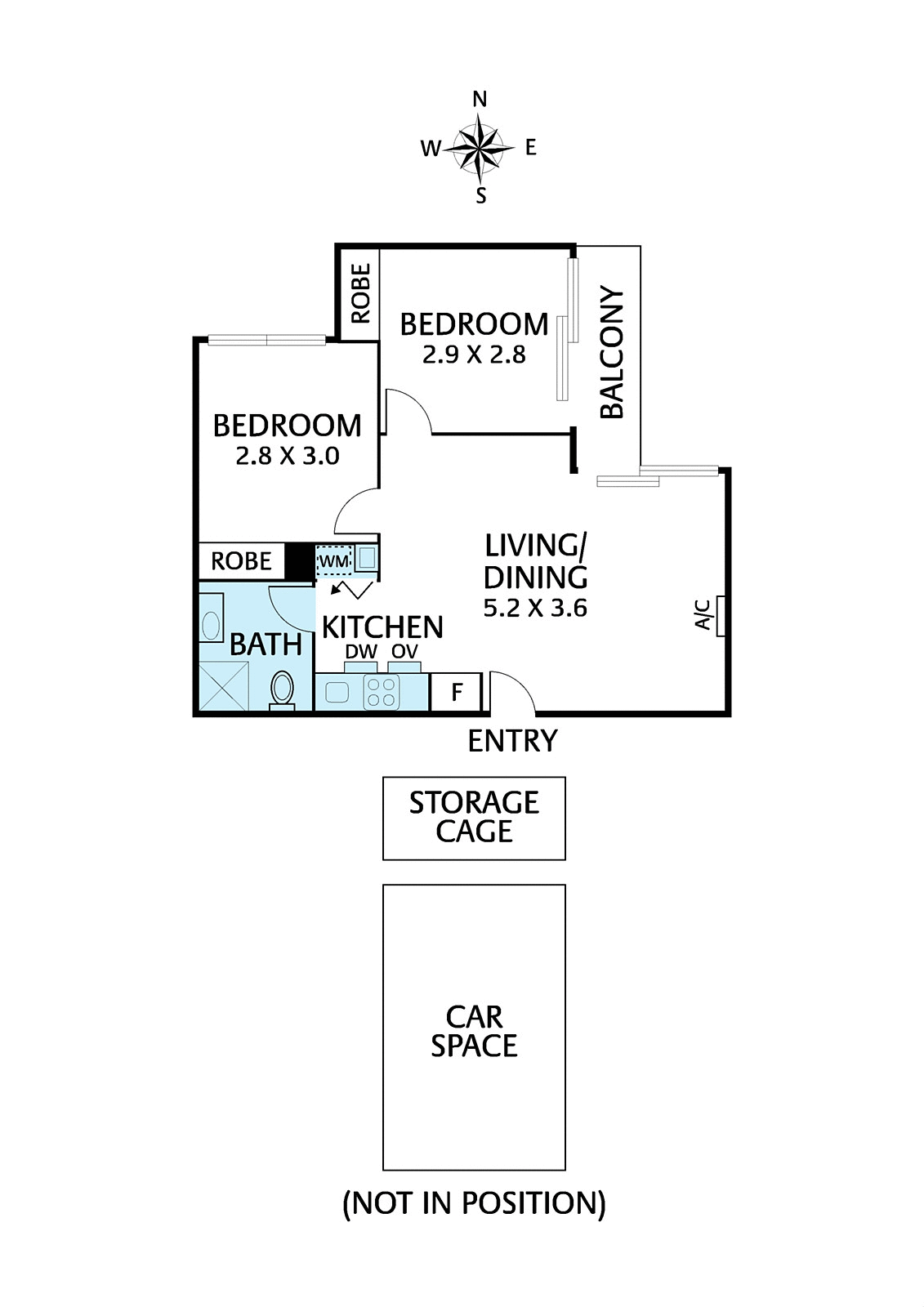 212/332 High Street, Northcote
- Floorplan 1