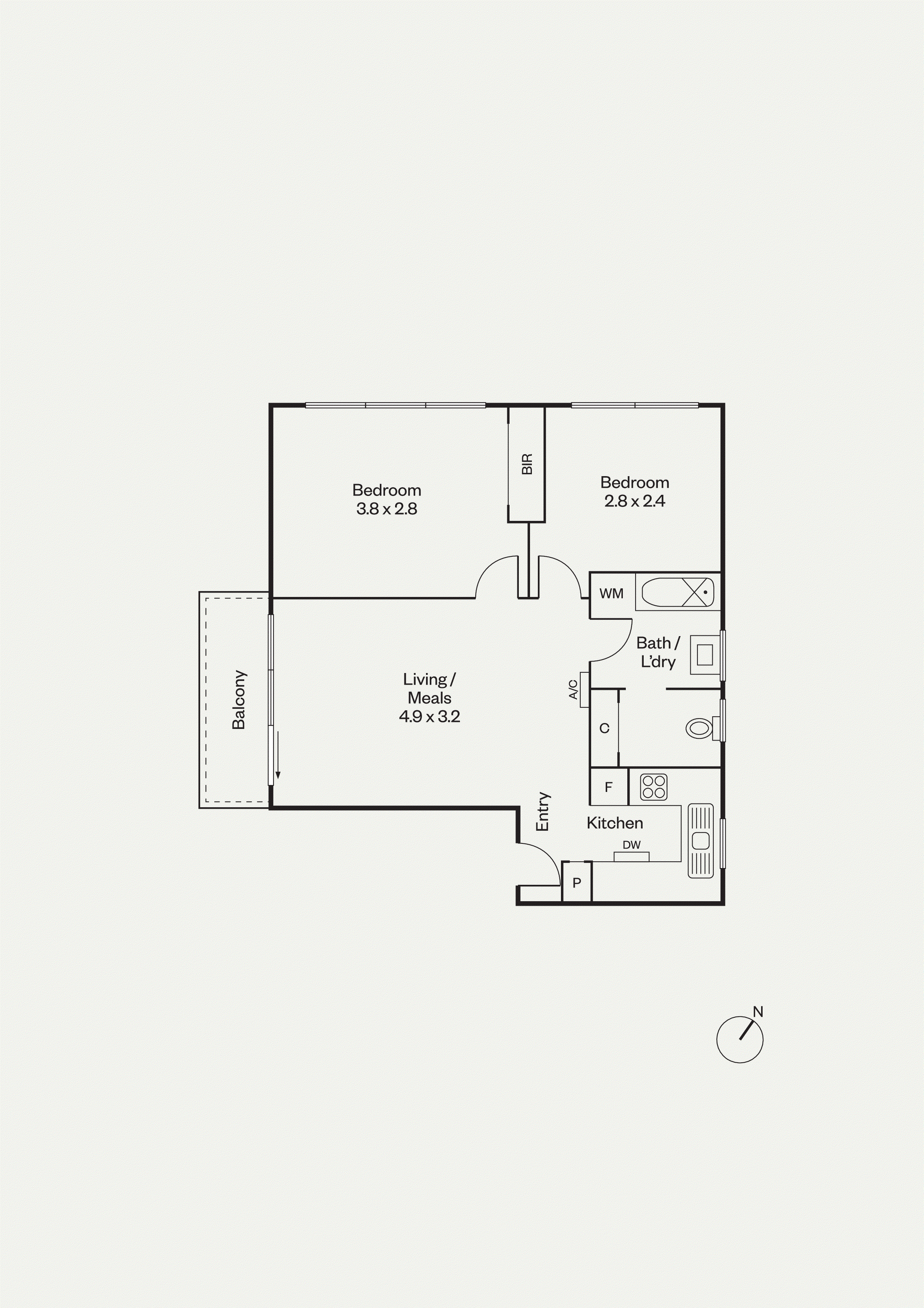 21/25 Robe Street, St Kilda VIC 3182 - Floorplan