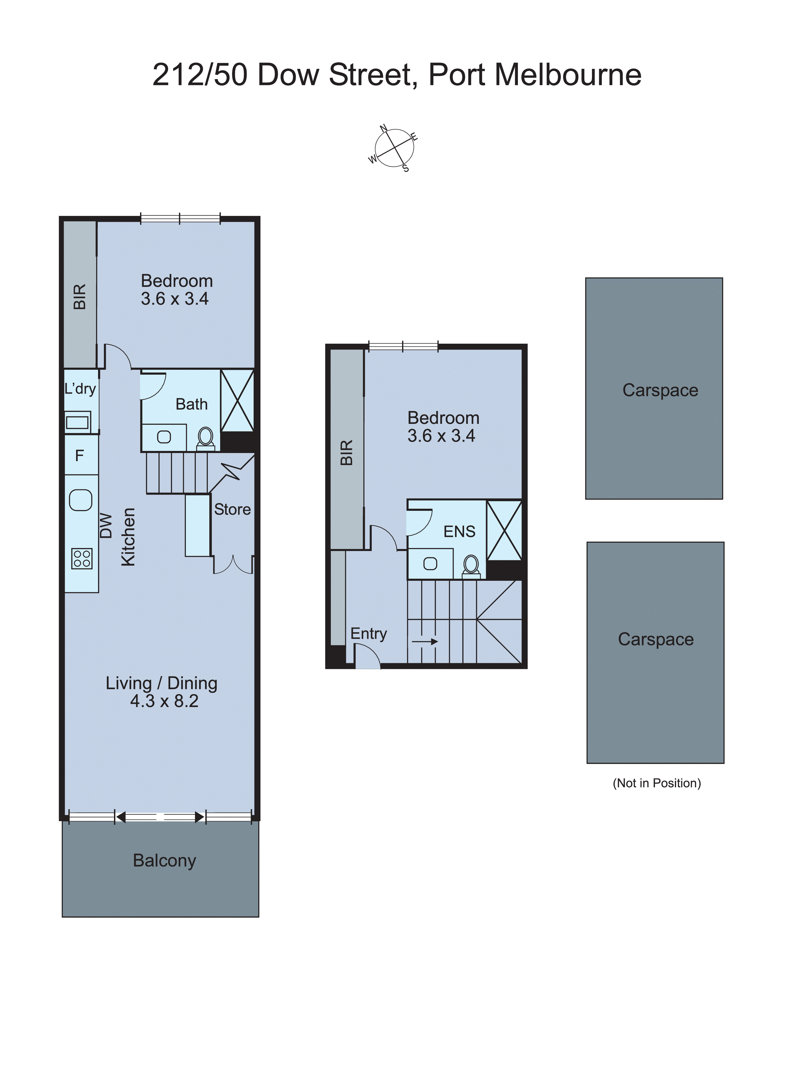 212/50 Dow Street, Port Melbourne VIC 3207 - Floorplan