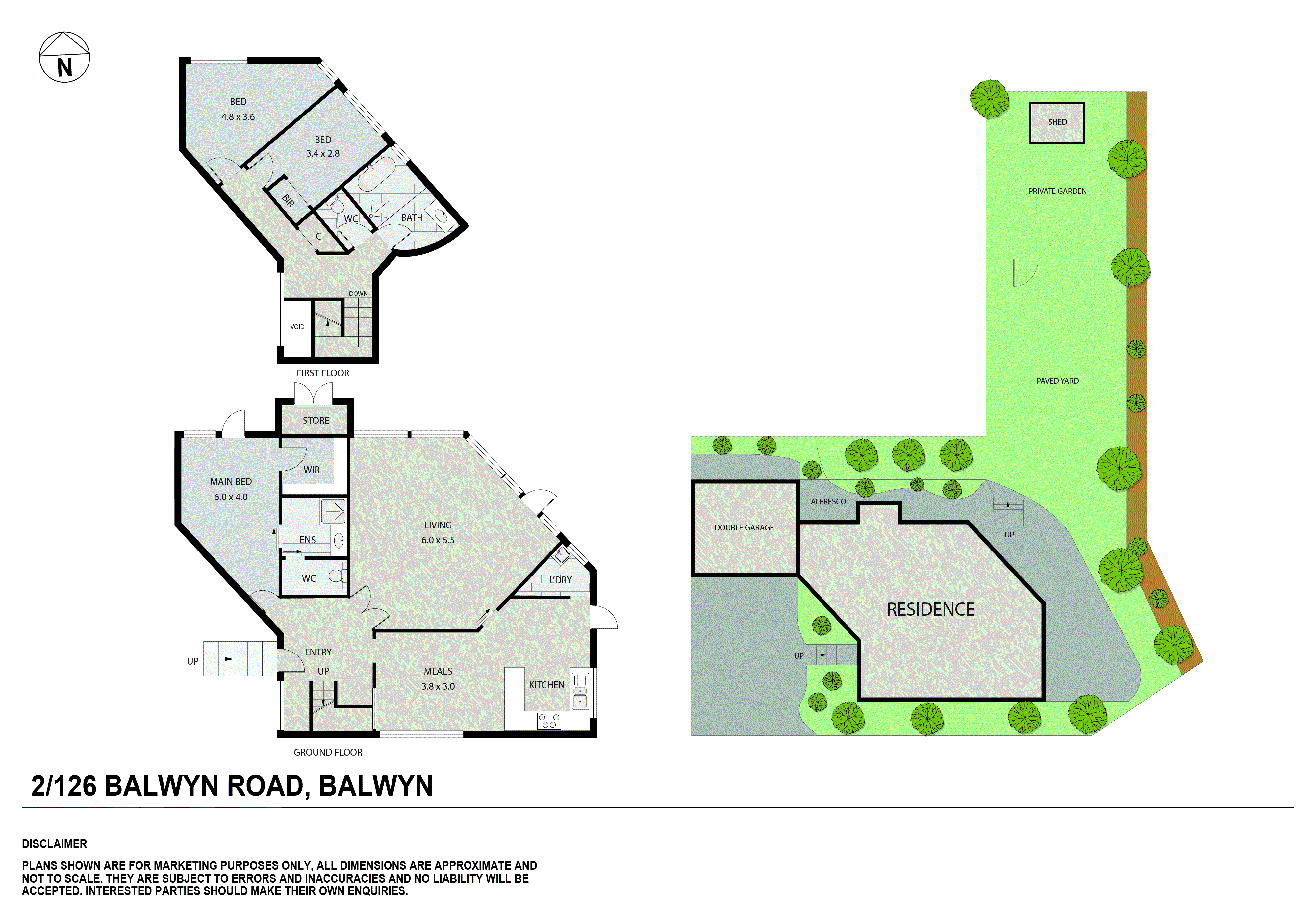 2/126 Balwyn Road, Balwyn VIC 3103 - Floorplan