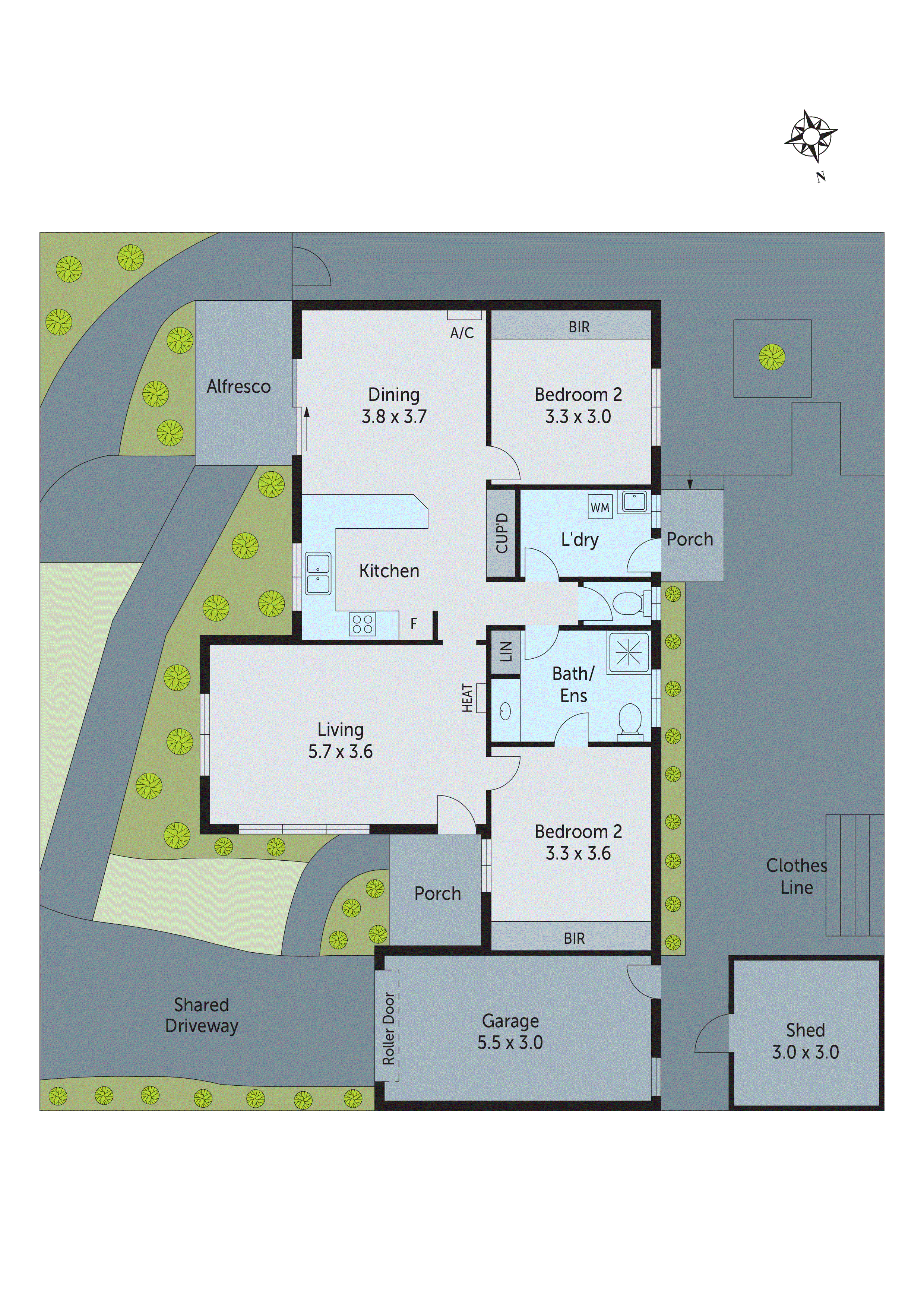 2/126 Coppards Road, Whittington VIC 3219 - Floorplan