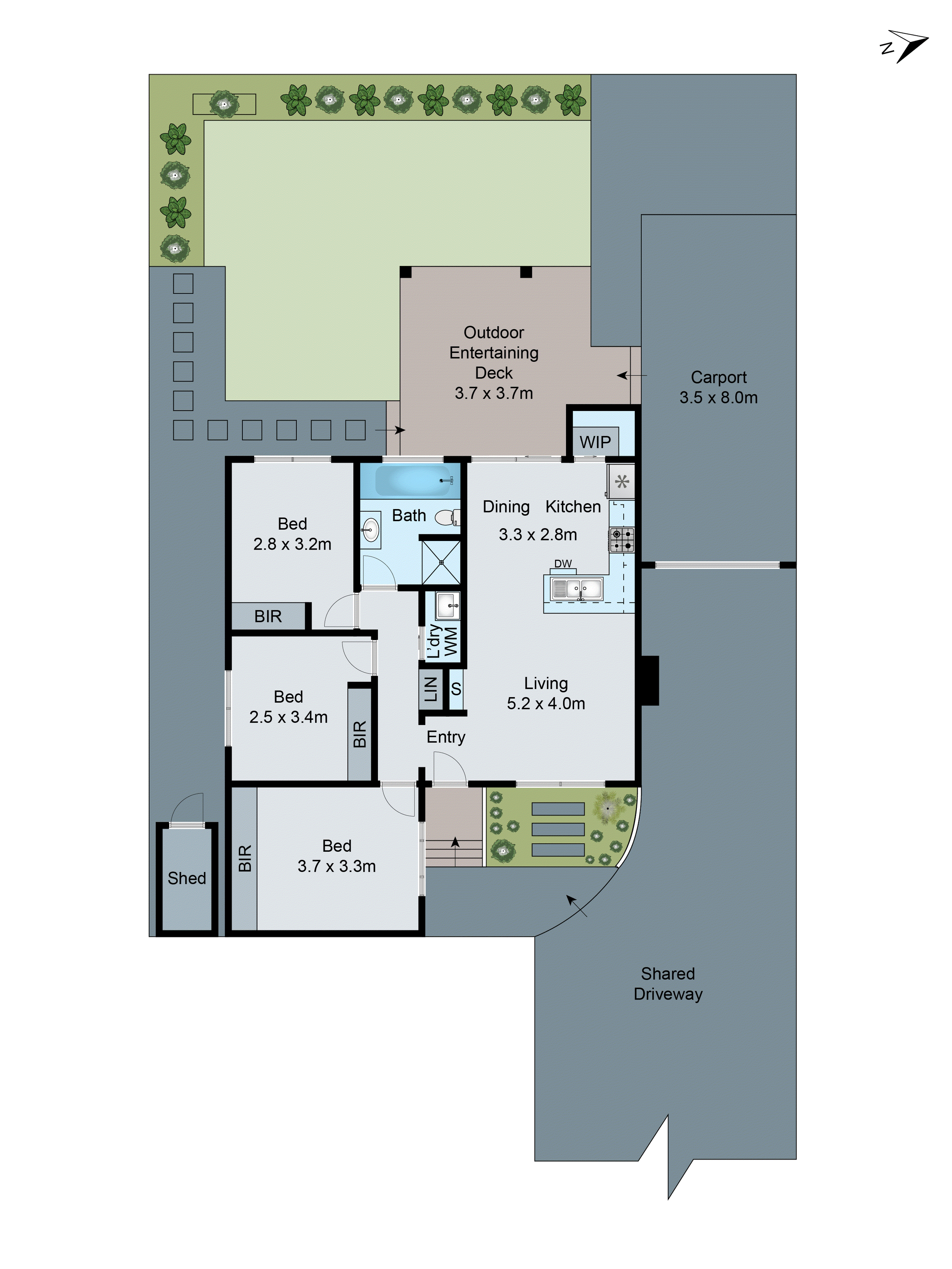 2/126 McCurdy Road, Herne Hill VIC 3218 - Floorplan