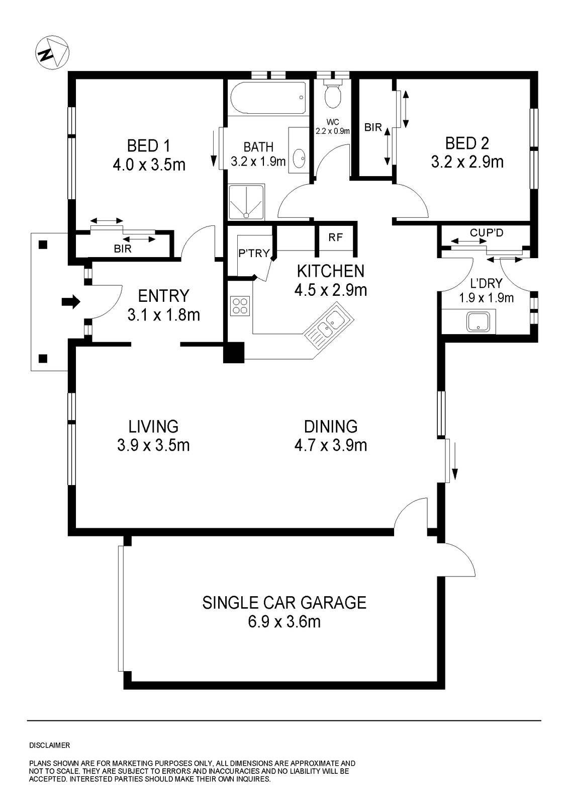 2/13-15 Learmonth Street, Alfredton VIC 3350 - Floorplan
