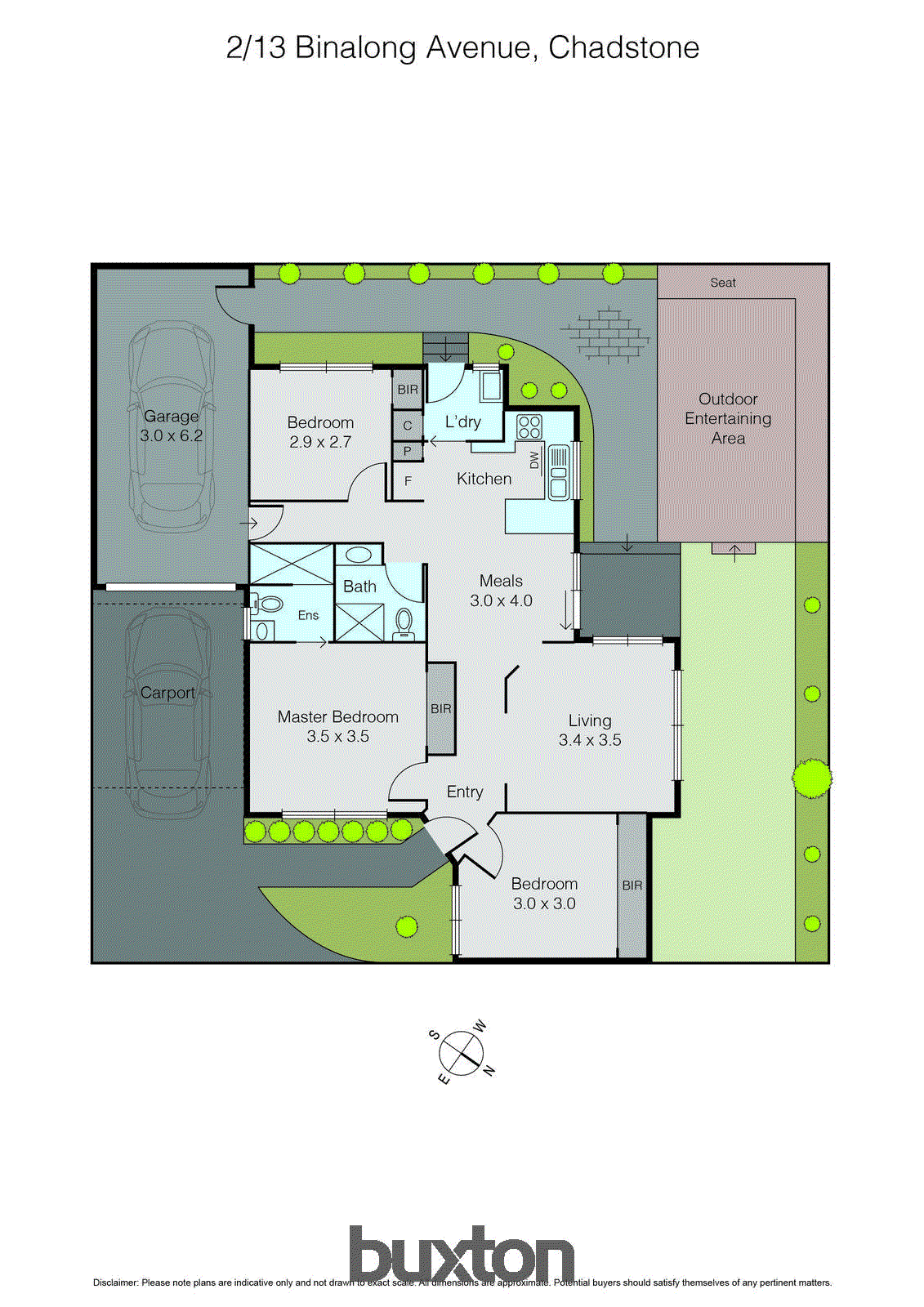2/13 Binalong Avenue, Chadstone VIC 3148 - Floorplan