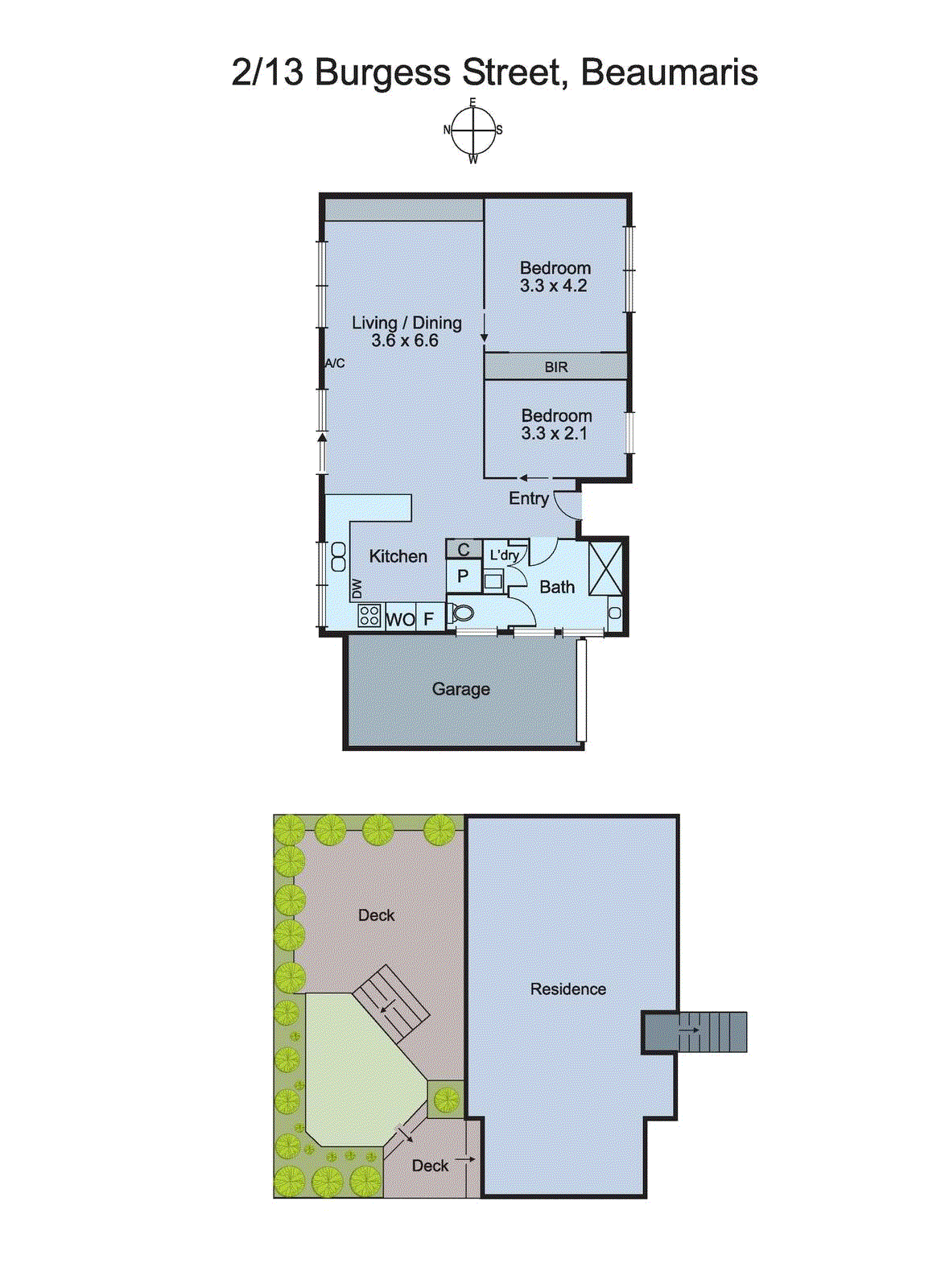 2/13 Burgess Street, Beaumaris VIC 3193 - Floorplan