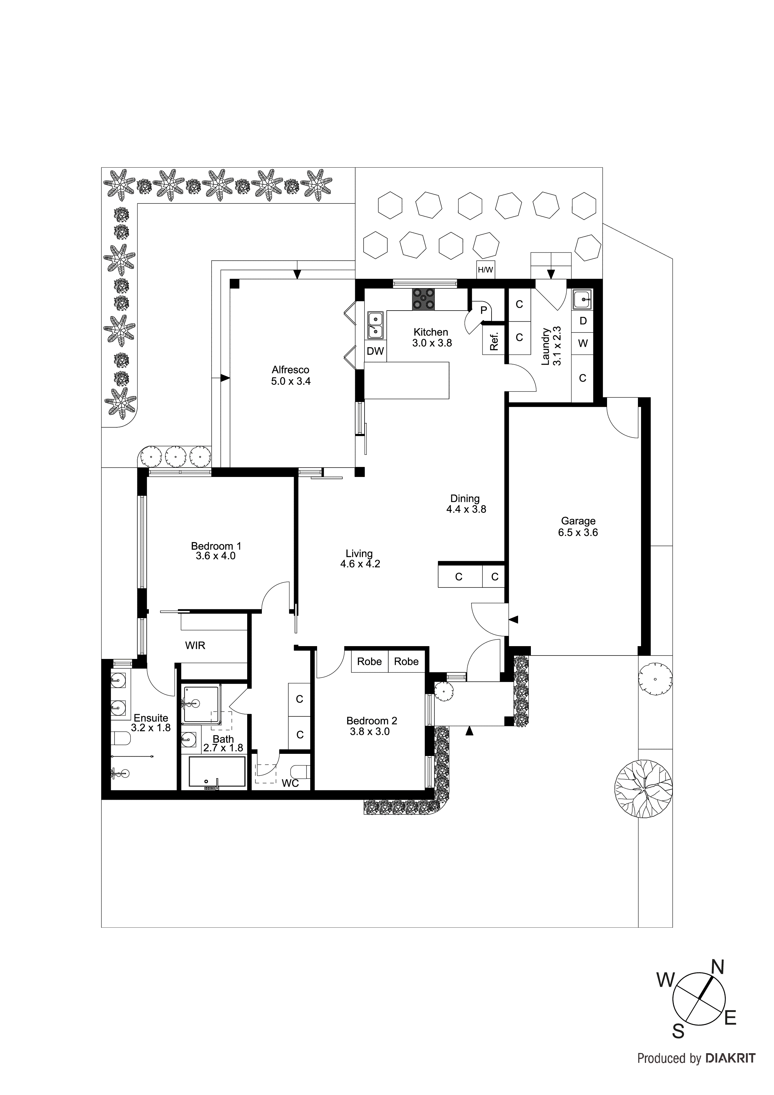 2/13 Crown Road, Bonbeach VIC 3196 - Floorplan