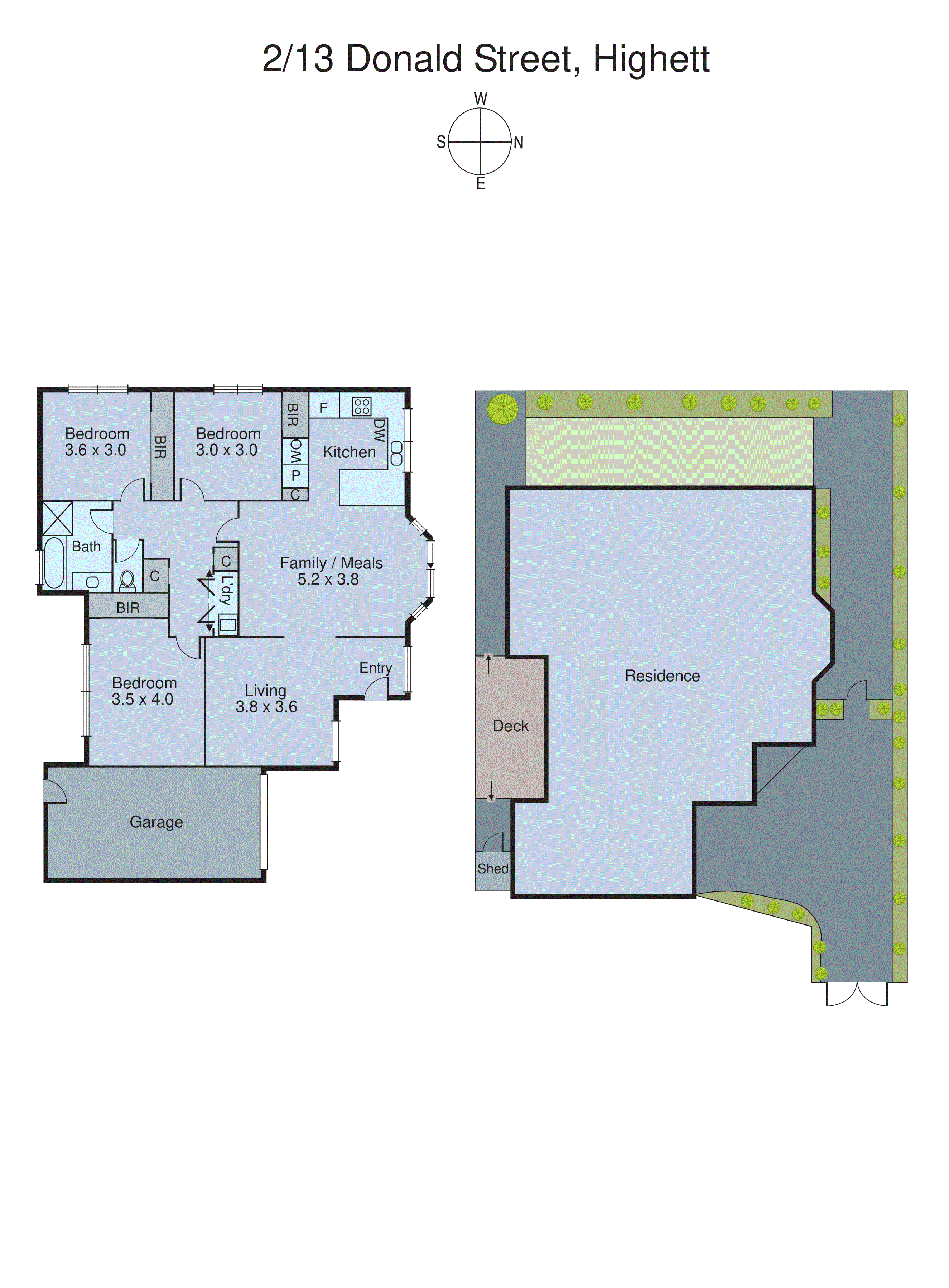 2/13 Donald Street, Highett VIC 3190 - Floorplan