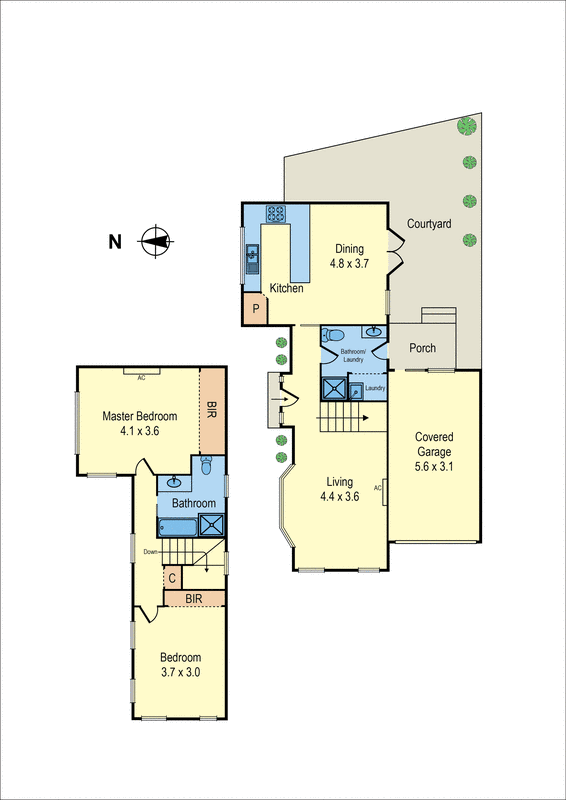 2/13 Edward Street, Cheltenham VIC 3192 - Floorplan