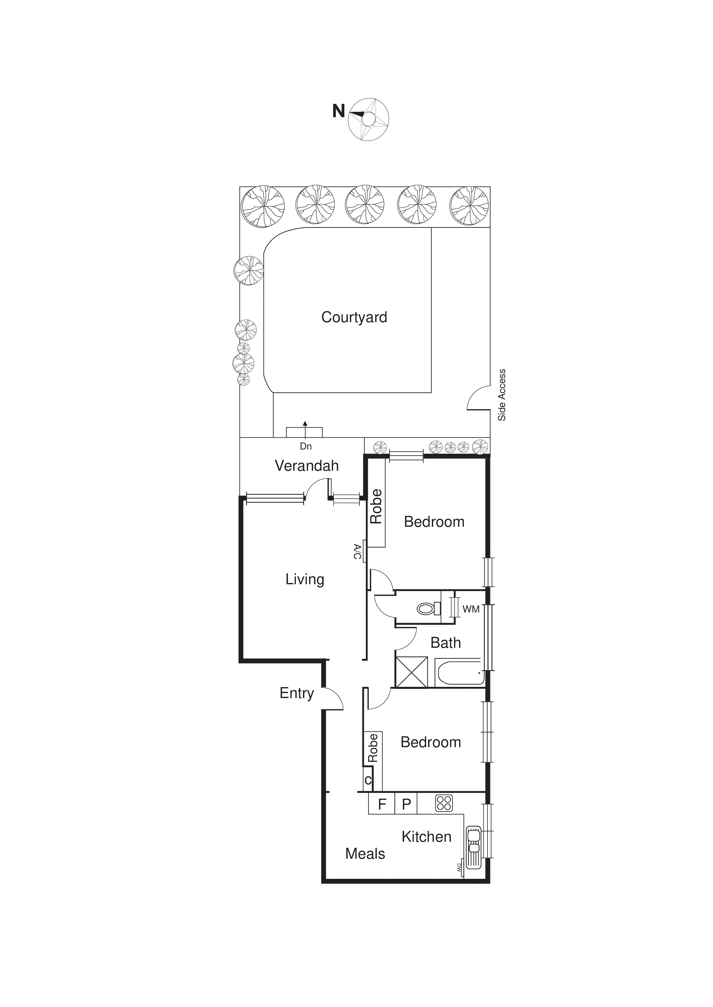 2/13 Elm Grove, Mckinnon VIC 3204 - Floorplan