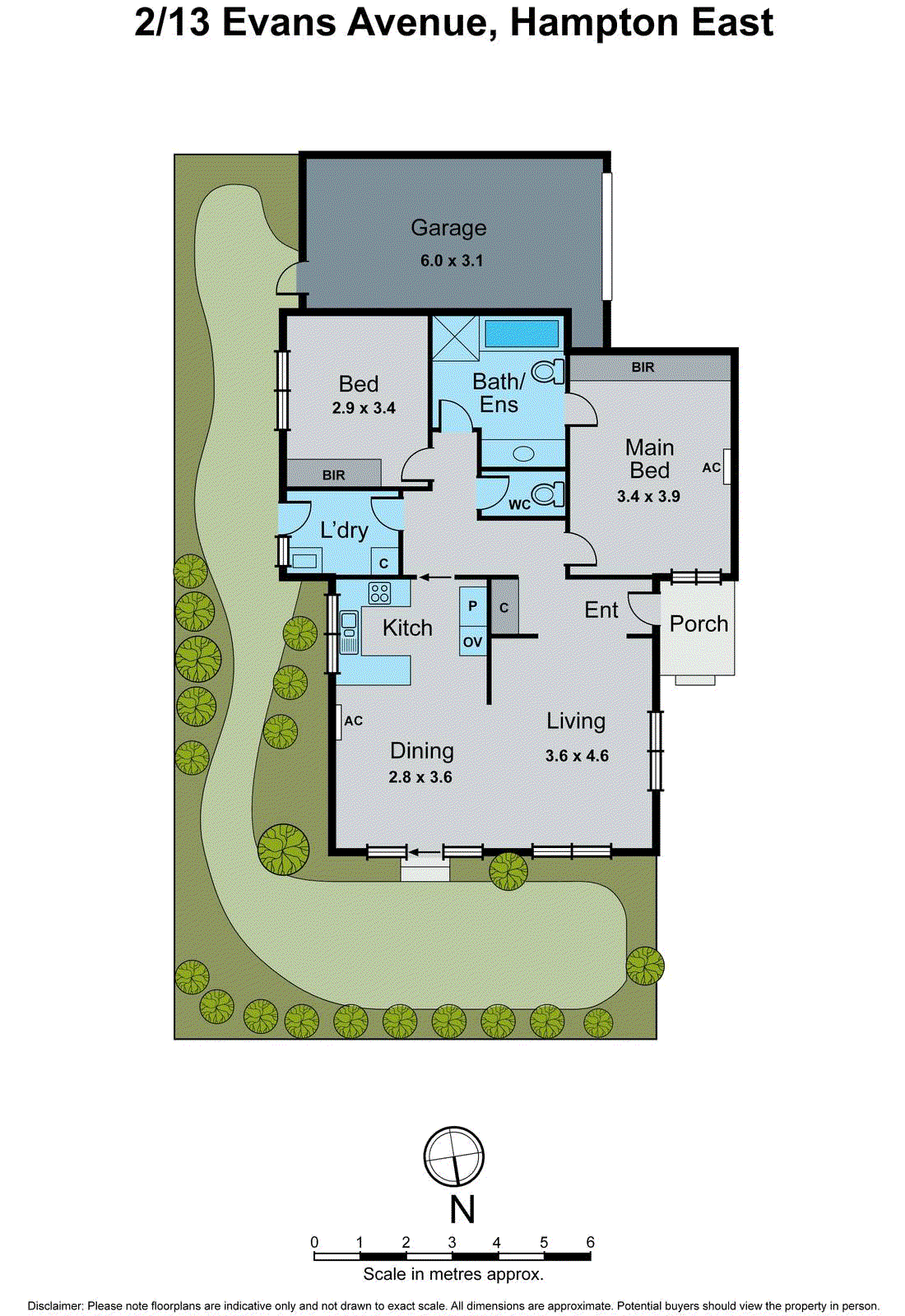 2/13 Evans Avenue, Hampton East VIC 3188 - Floorplan