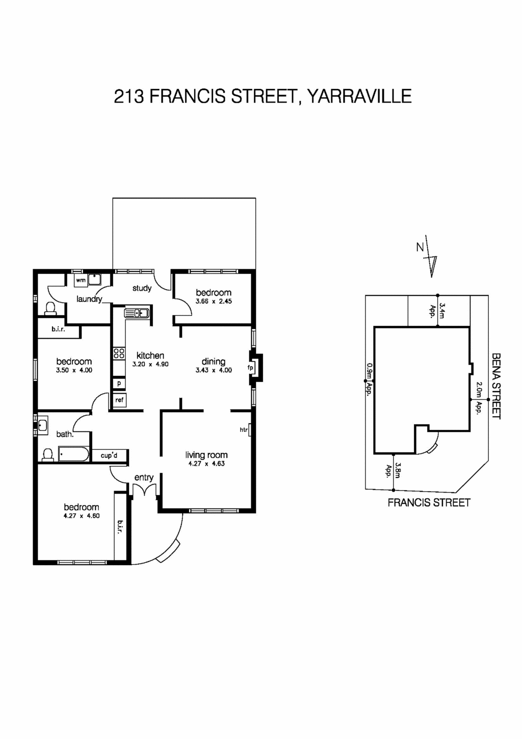 213 Francis Street, YARRAVILLE VIC 3013 - Floorplan