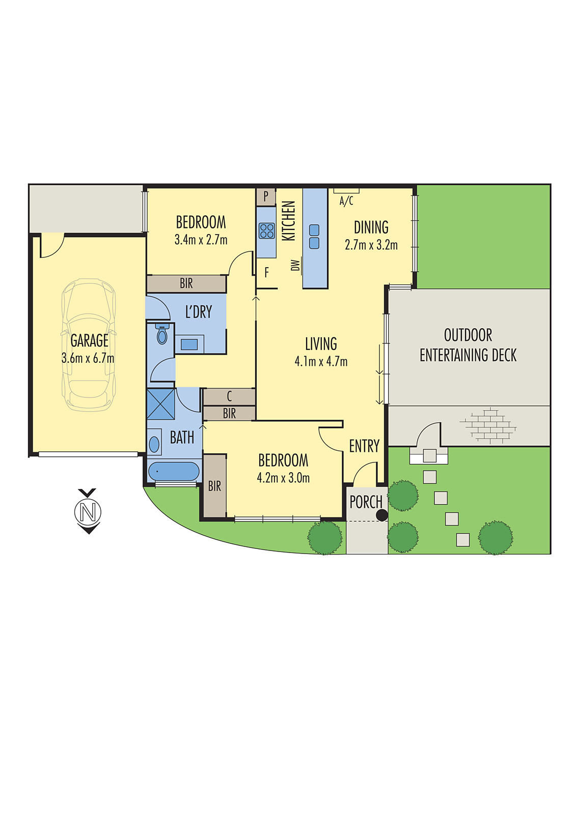 2/13 Fraser Street, Herne Hill VIC 3218 - Floorplan