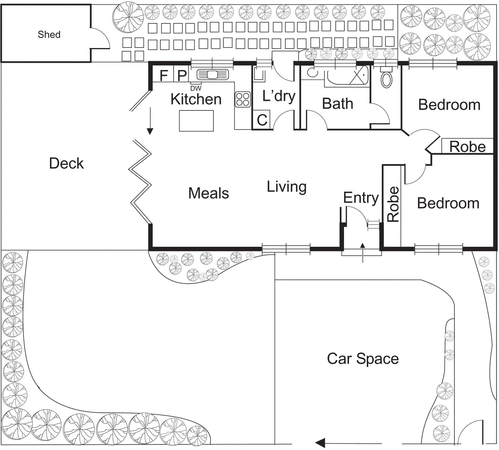 2/13 Horsmunden Road, Moorabbin VIC 3189 - Floorplan