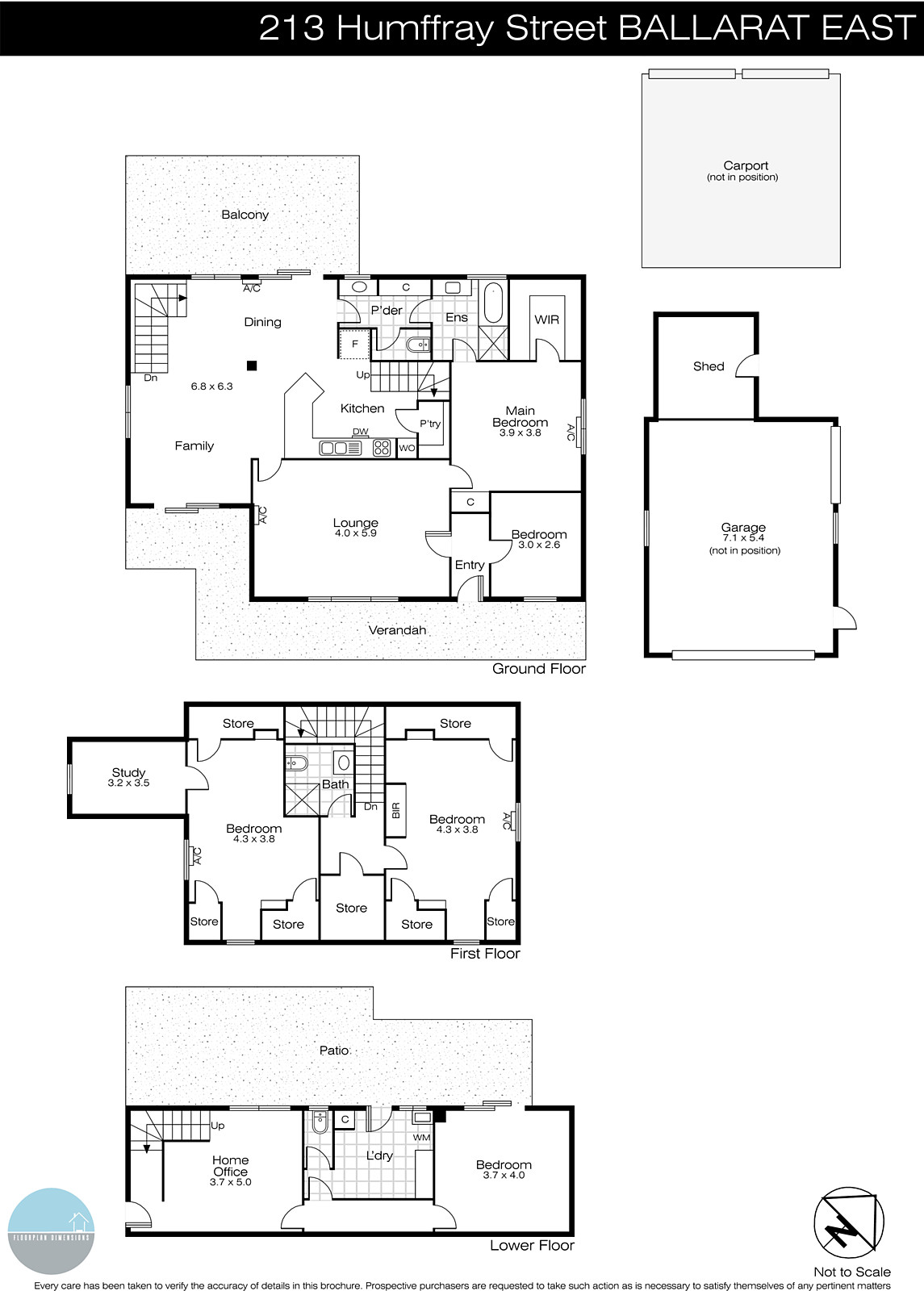 213 Humffray Street North, Ballarat East VIC 3350 - Floorplan