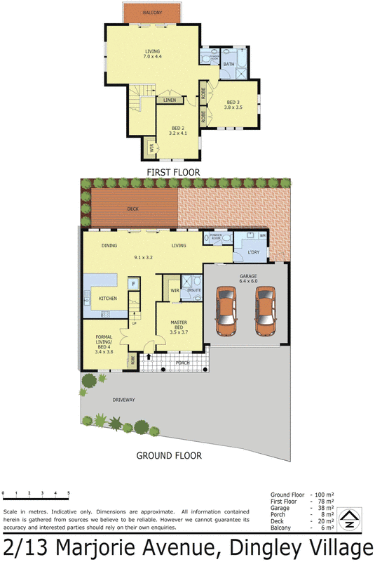 2/13 Marjorie Avenue, Dingley Village VIC 3172 - Floorplan