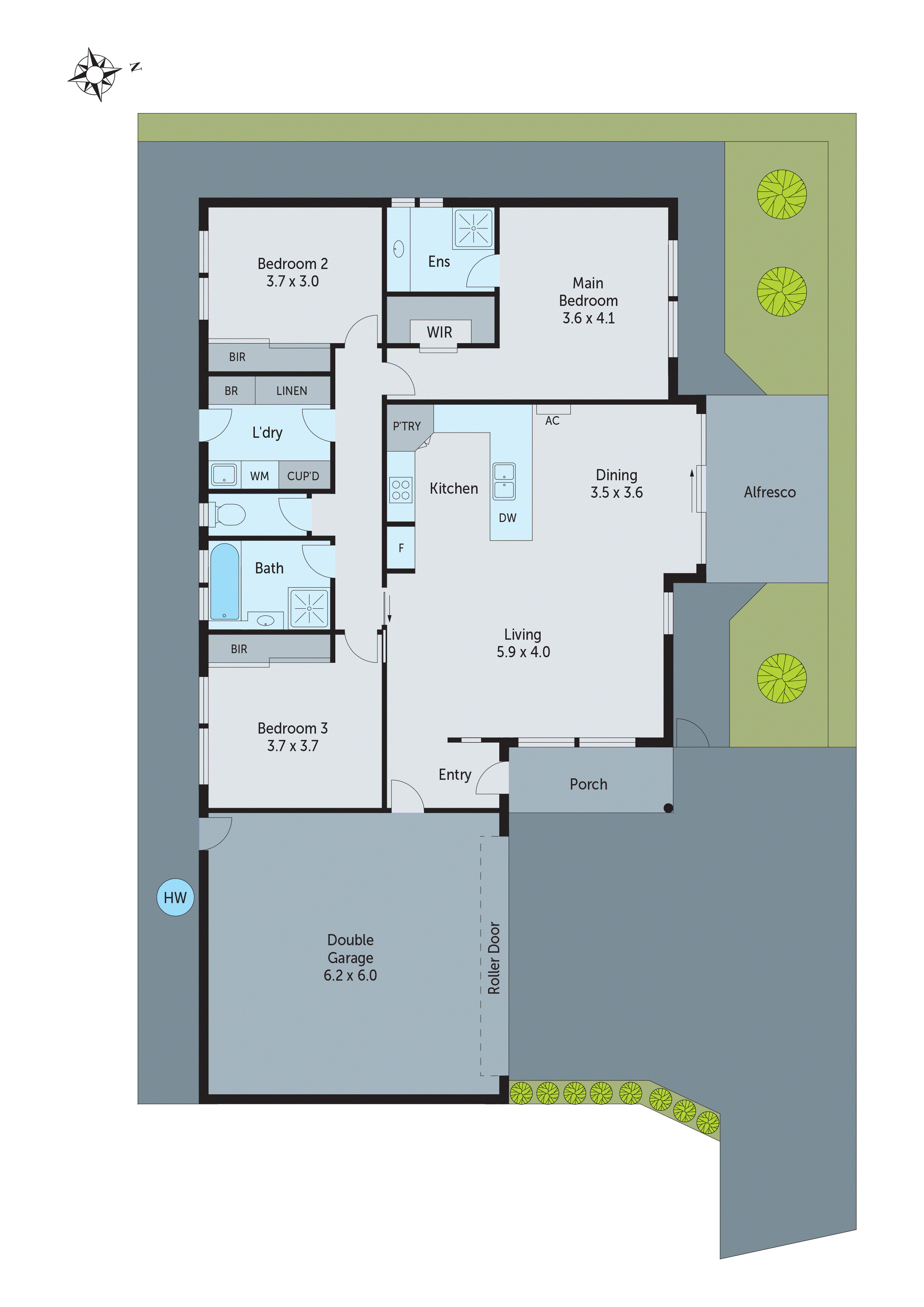 2/13 Matthews Street, Grovedale VIC 3216 - Floorplan