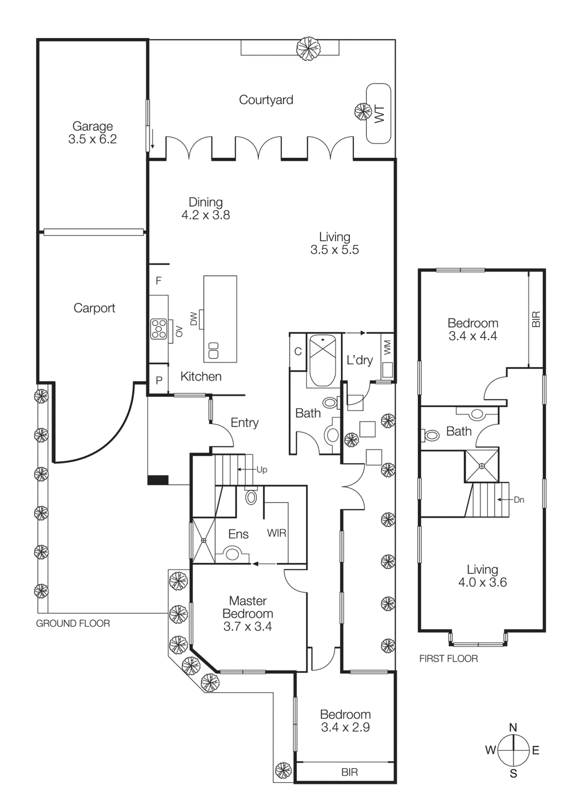 2/13 Red Bluff Street, Black Rock VIC 3193 - Floorplan