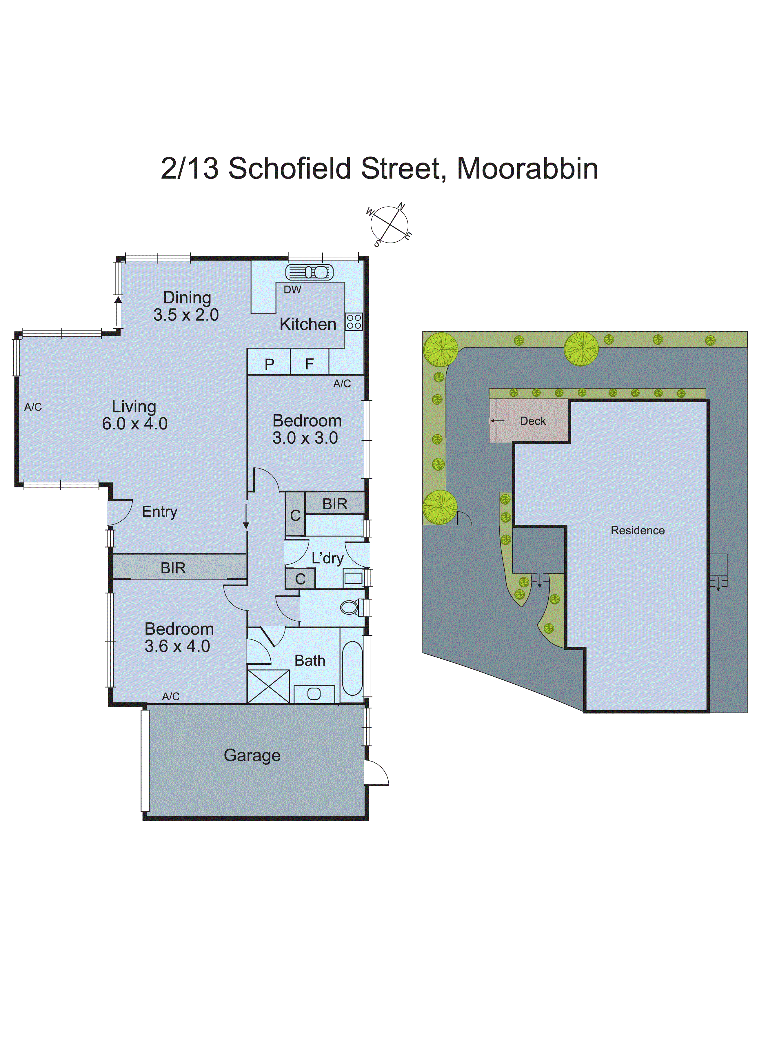 2/13 Schofield Street, Moorabbin VIC 3189 - Floorplan