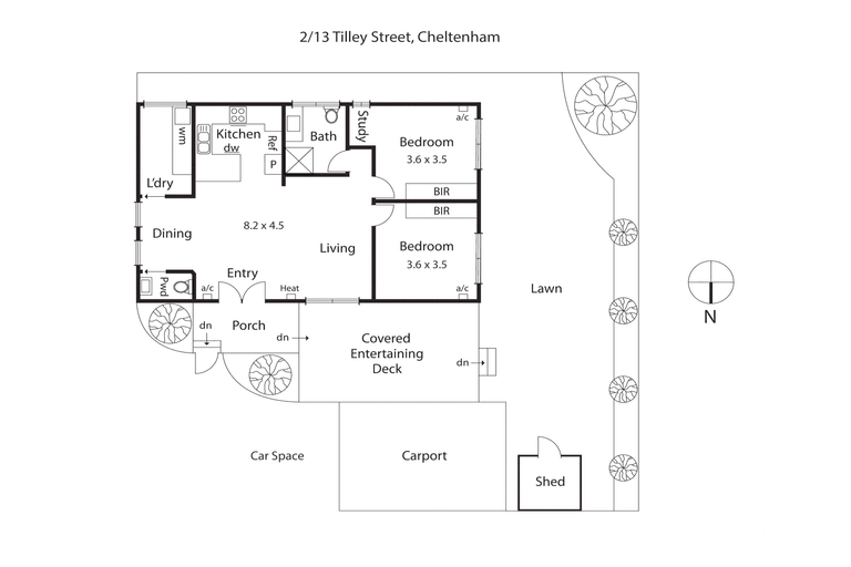2/13 Tilley Street, Cheltenham VIC 3192 - Floorplan