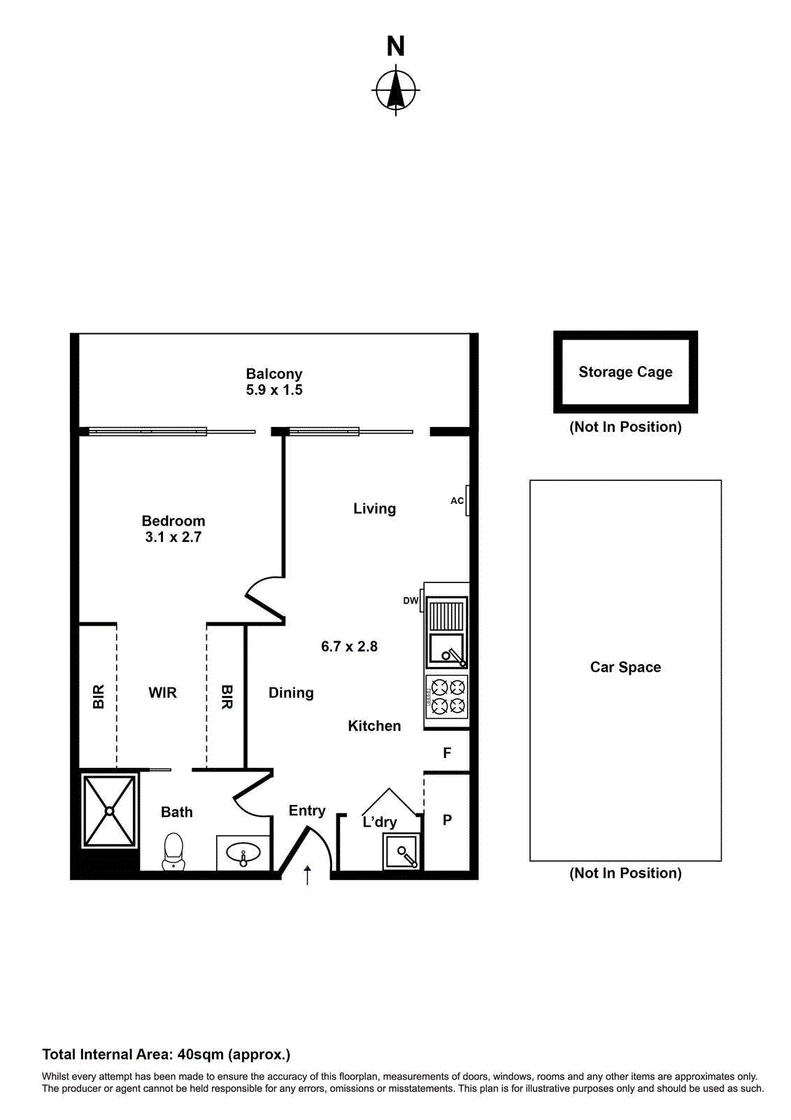 213/125 Francis Street, Yarraville VIC 3013 - Floorplan
