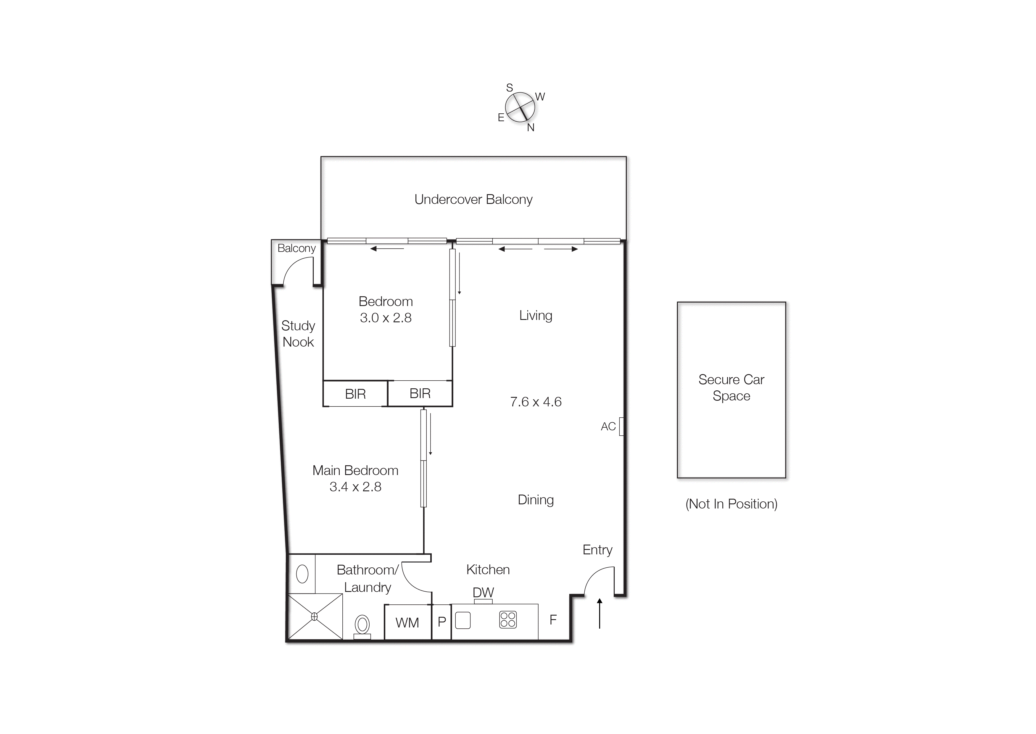 213/19 Pickles Street, Port Melbourne VIC 3207 - Floorplan