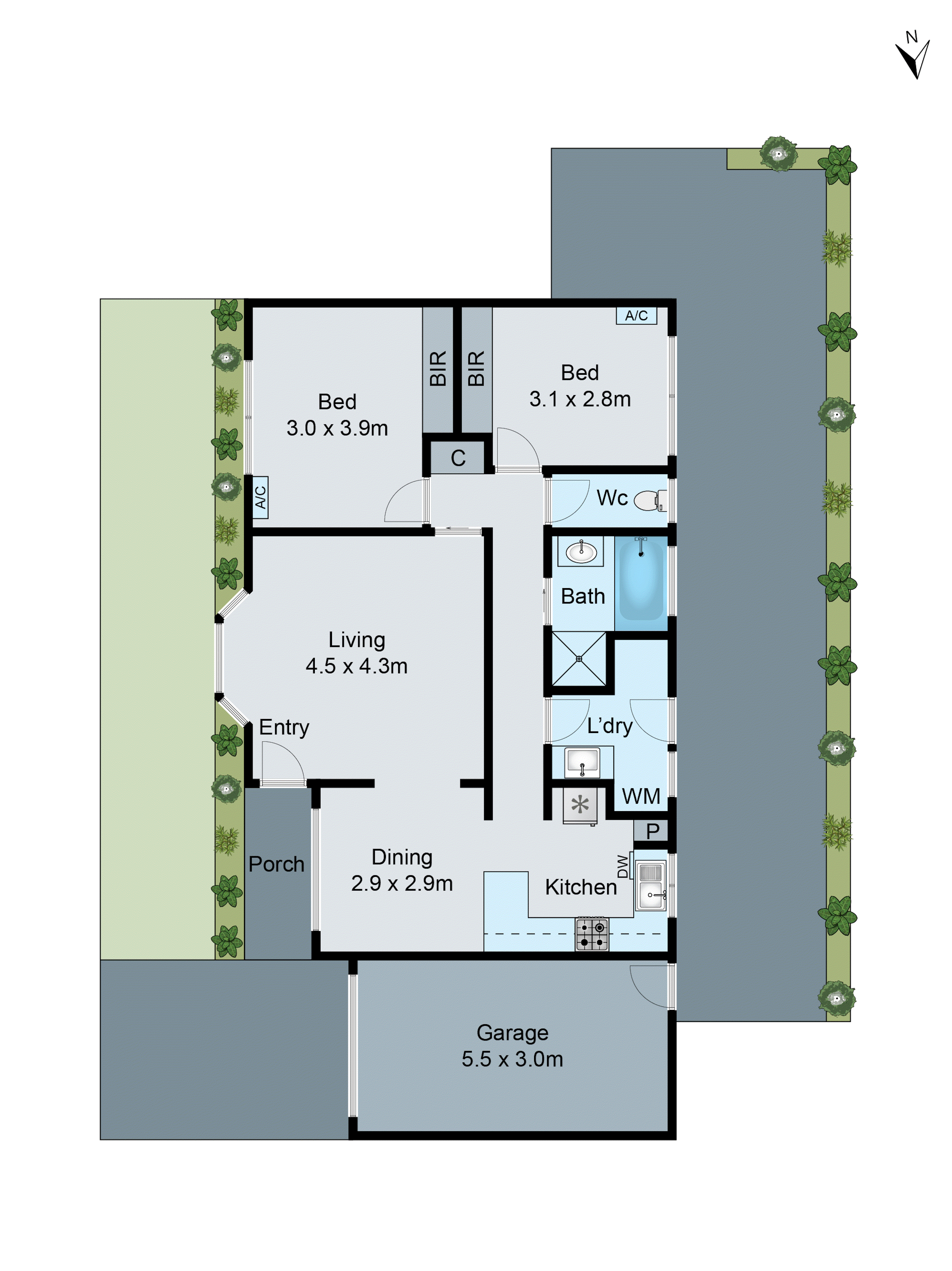 2/133 Barrabool Road, Highton VIC 3216 - Floorplan