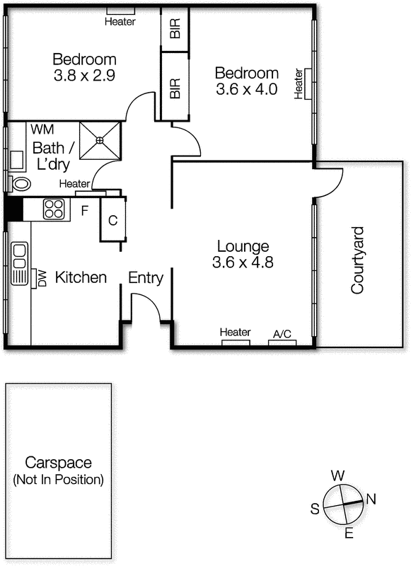 2/133 Brighton Road, Elwood VIC 3184 - Floorplan