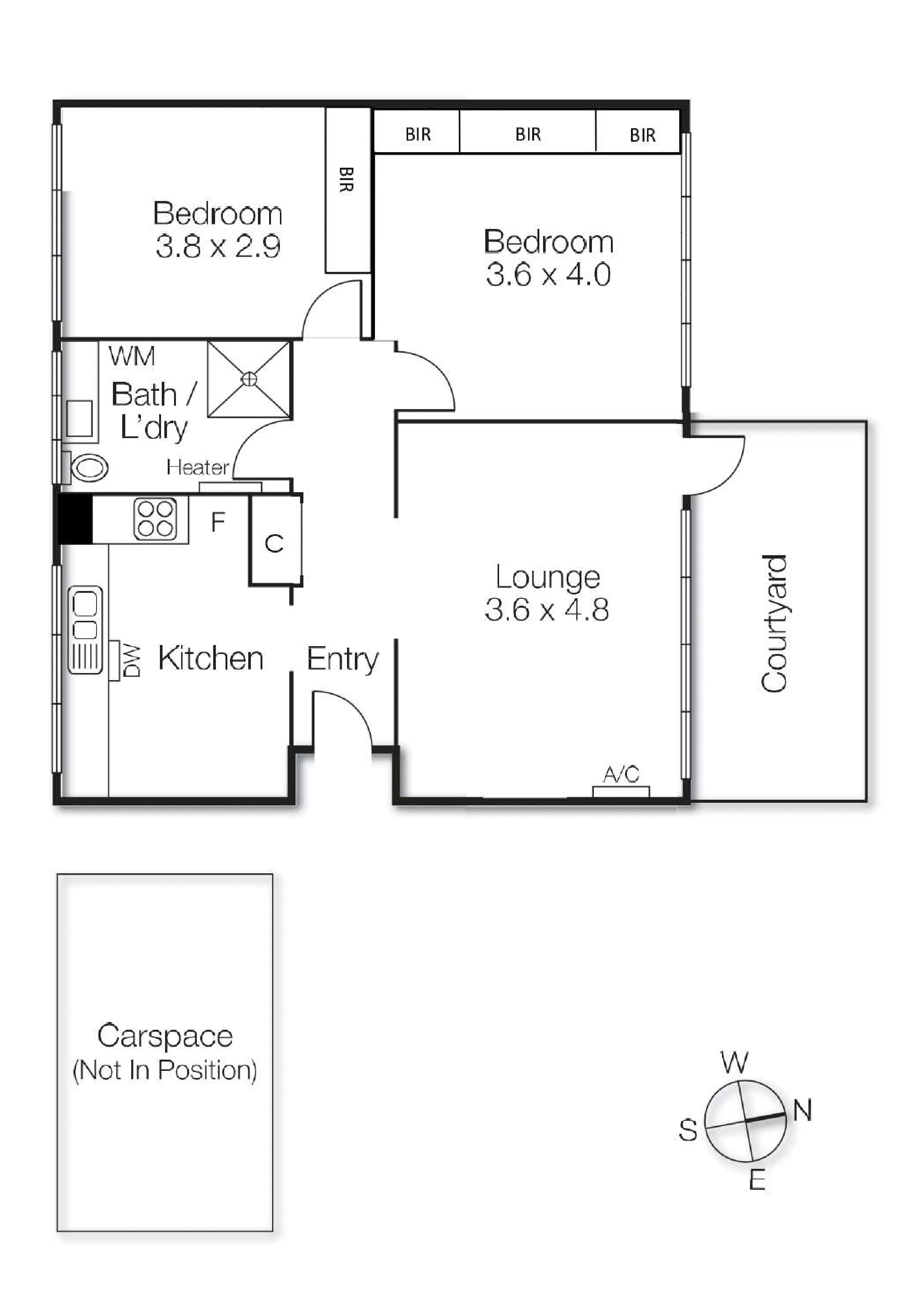 2/133 Brighton Road, Elwood VIC 3184 - Floorplan