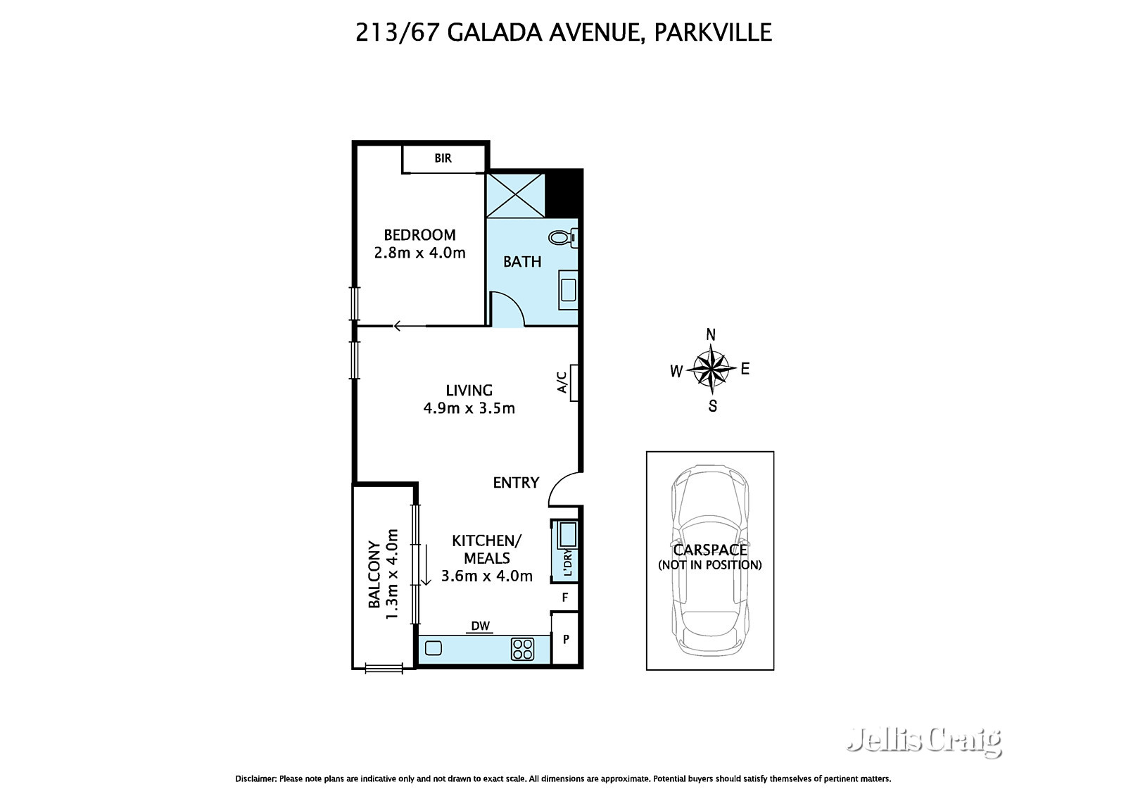 213 67 Galada Avenue Parkville VIC 3052 Apartment for Sale