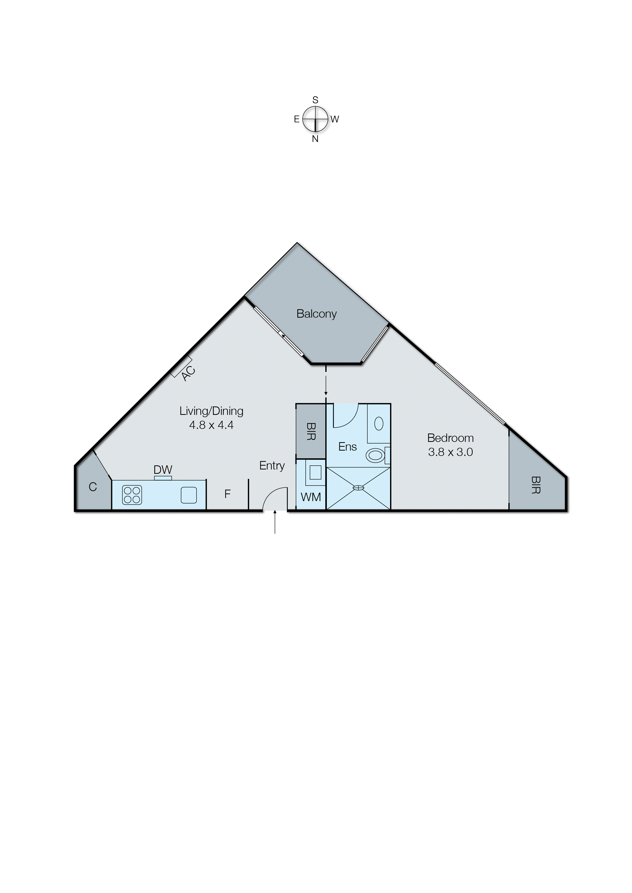 213/7 Balcombe Road, Mentone VIC 3194 - Floorplan