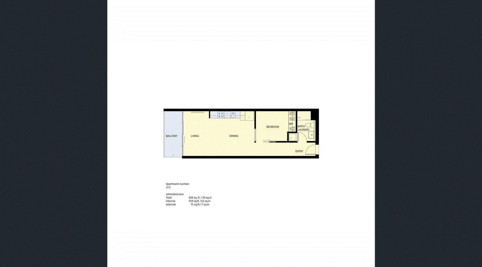 213/99 Dow Street, Port Melbourne VIC 3207 - Floorplan