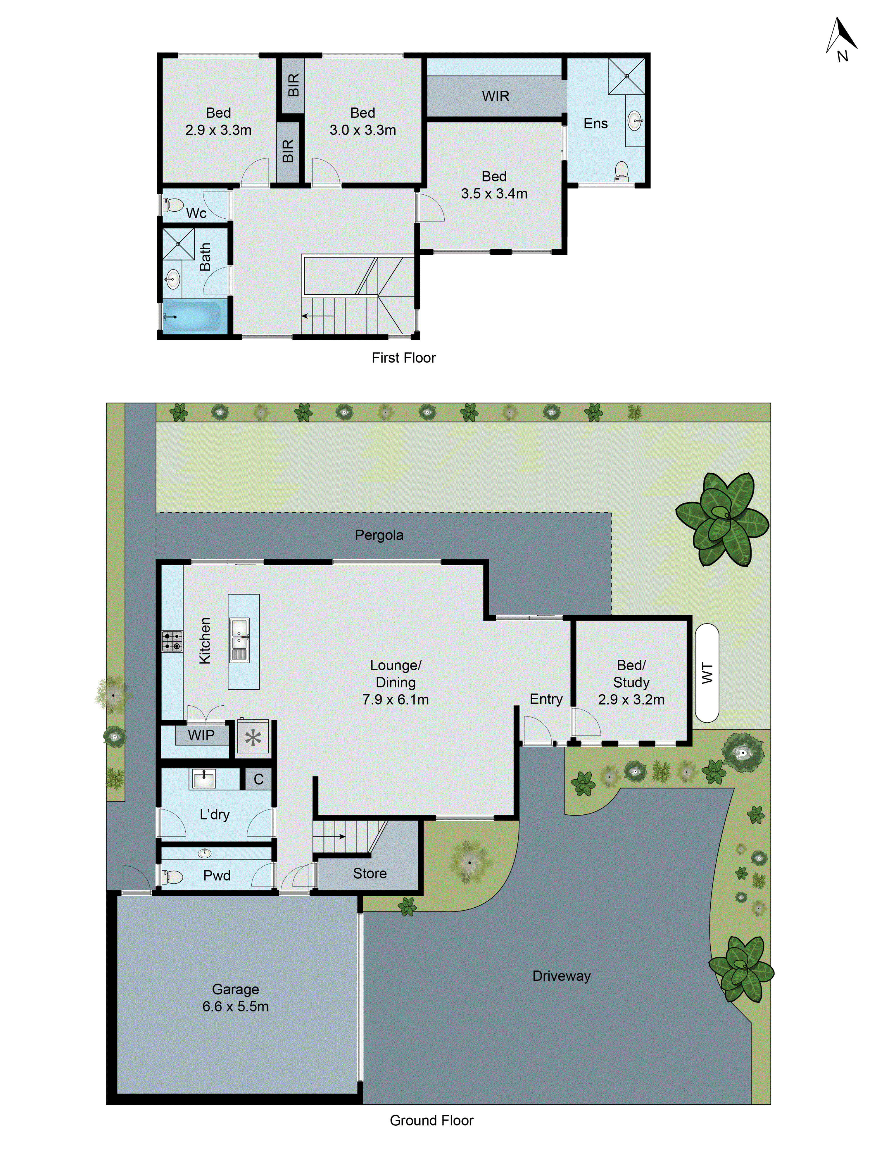 2/1399 North Road, Oakleigh East VIC 3166 - Floorplan