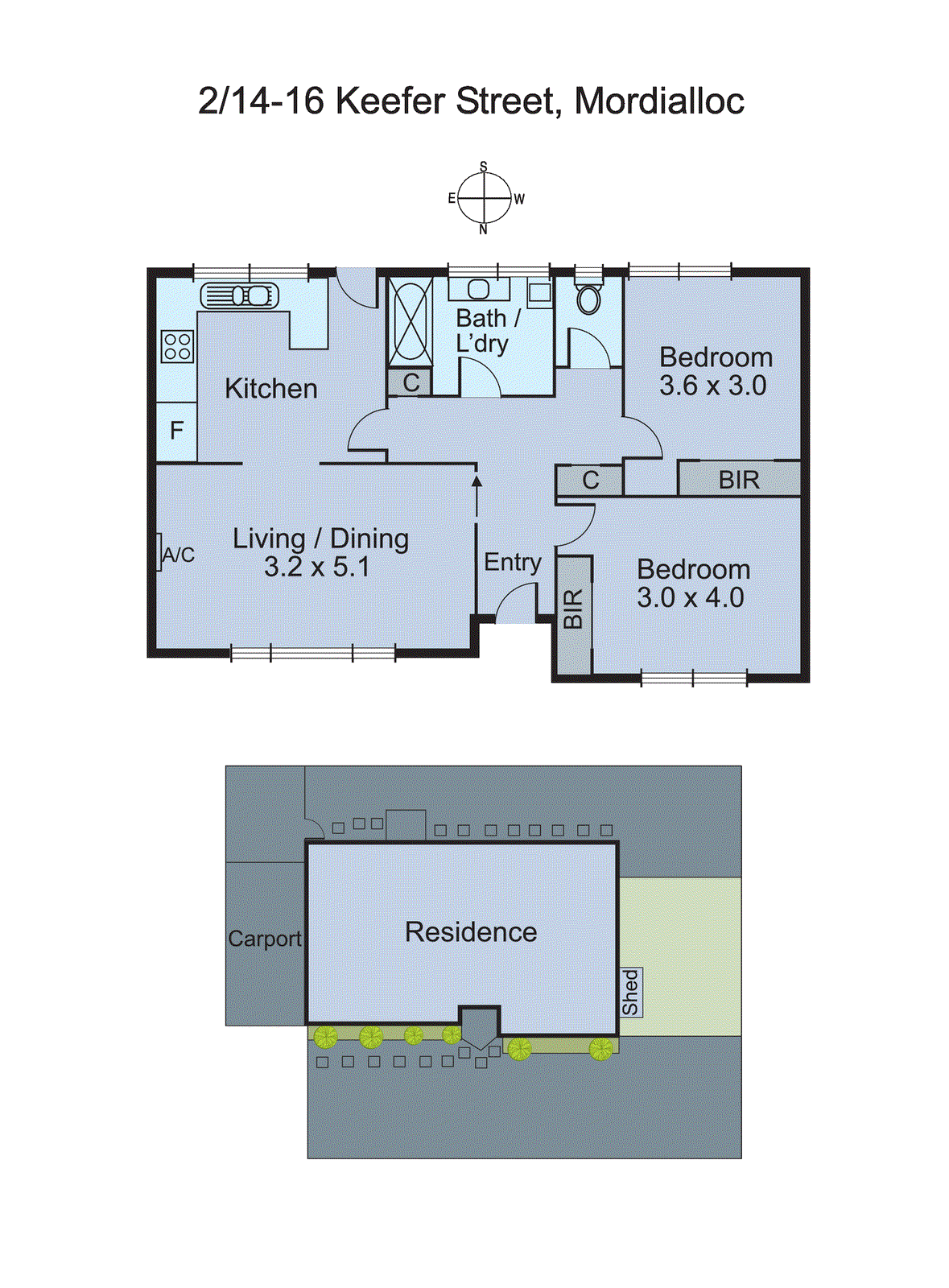 2/14-16 Keefer Street, Mordialloc VIC 3195 - Floorplan