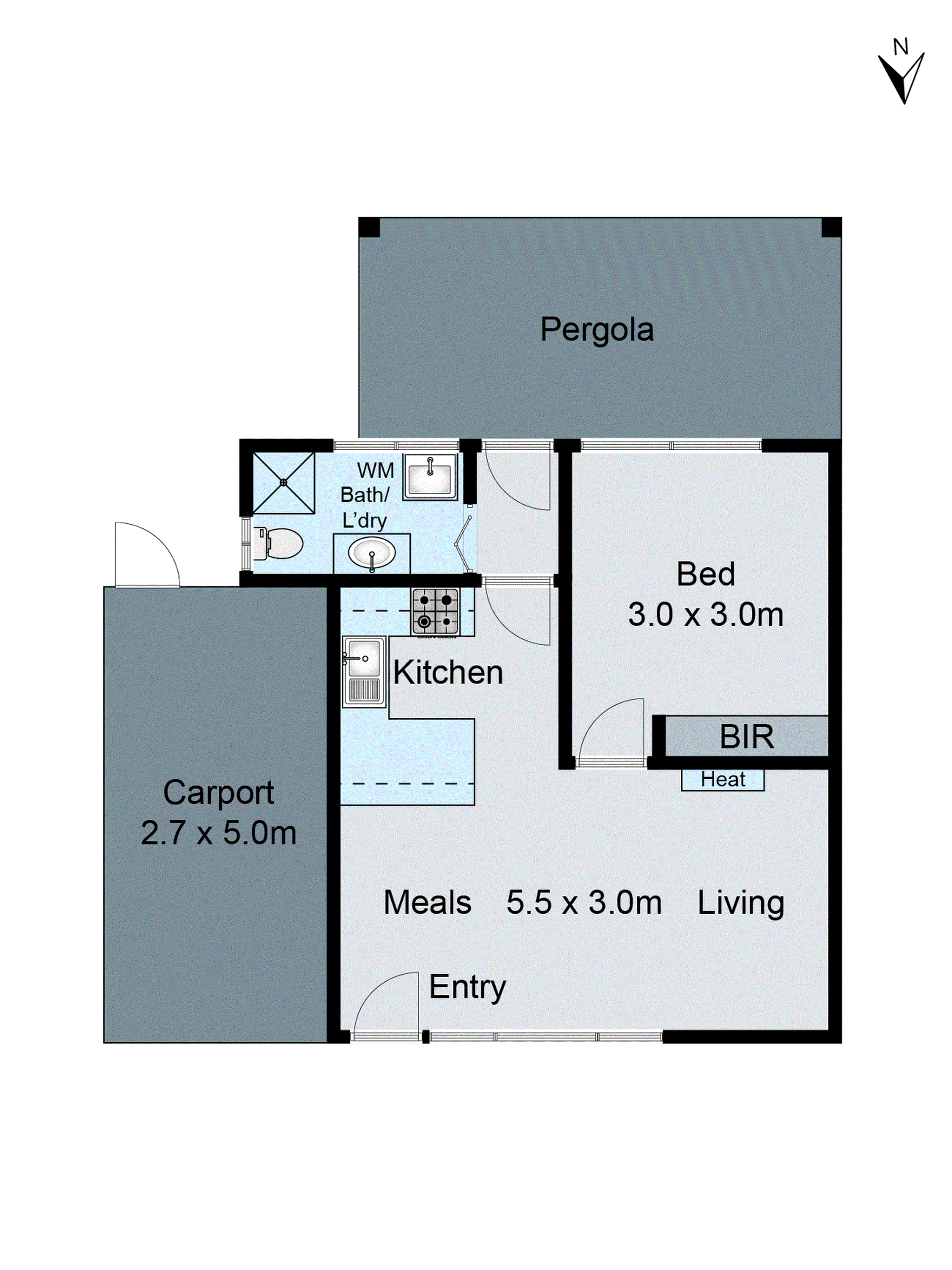 2/14-16 Lindsay Street, Newcomb VIC 3219 - Floorplan