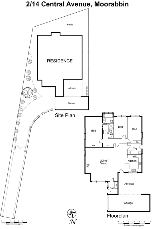 2/14 Central Avenue, Moorabbin VIC 3189 - Floorplan
