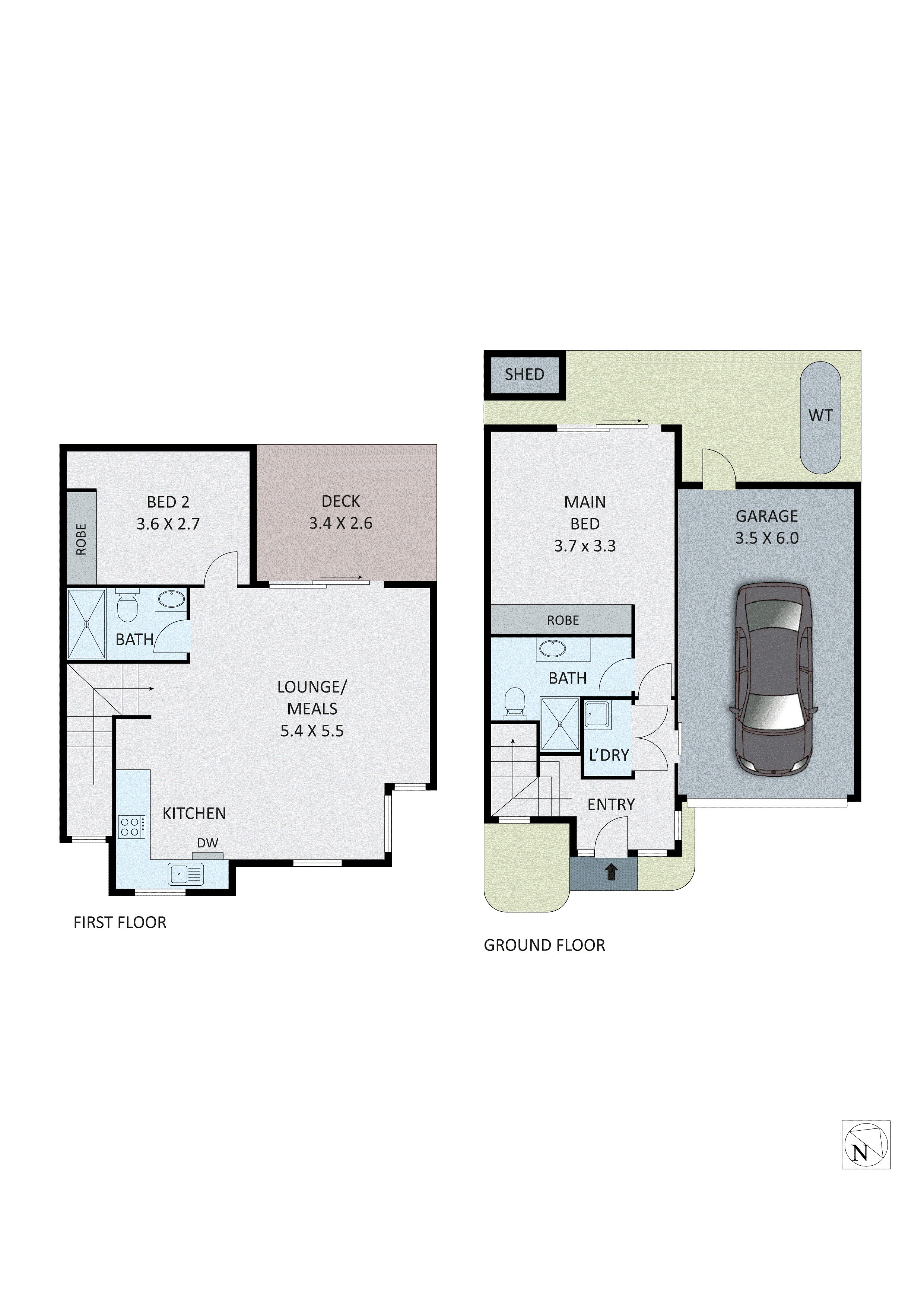 2/14 Clydebank Road, Edithvale VIC 3196 - Floorplan
