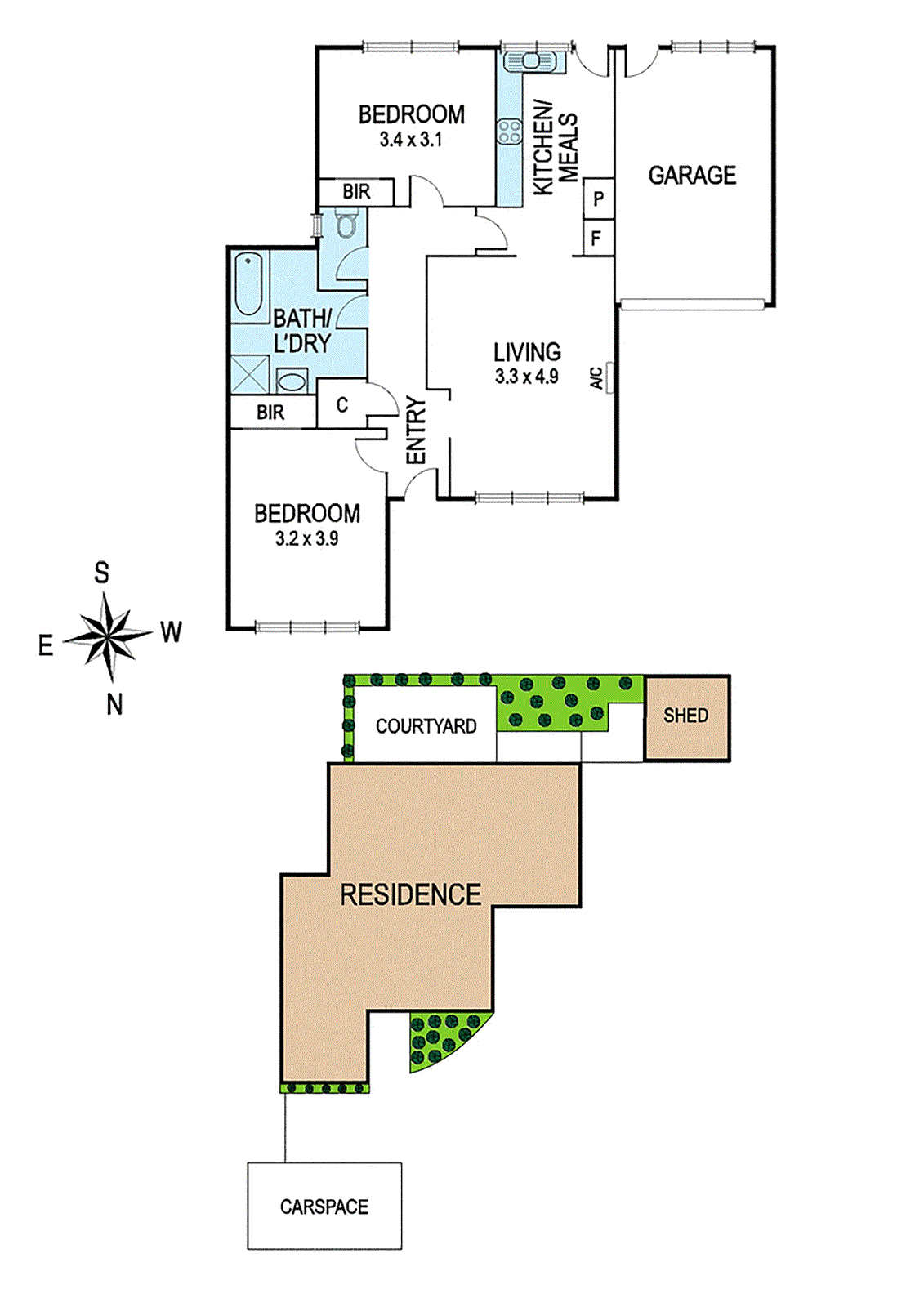 2/14 McComas Grove, Burwood VIC 3125 - Floorplan