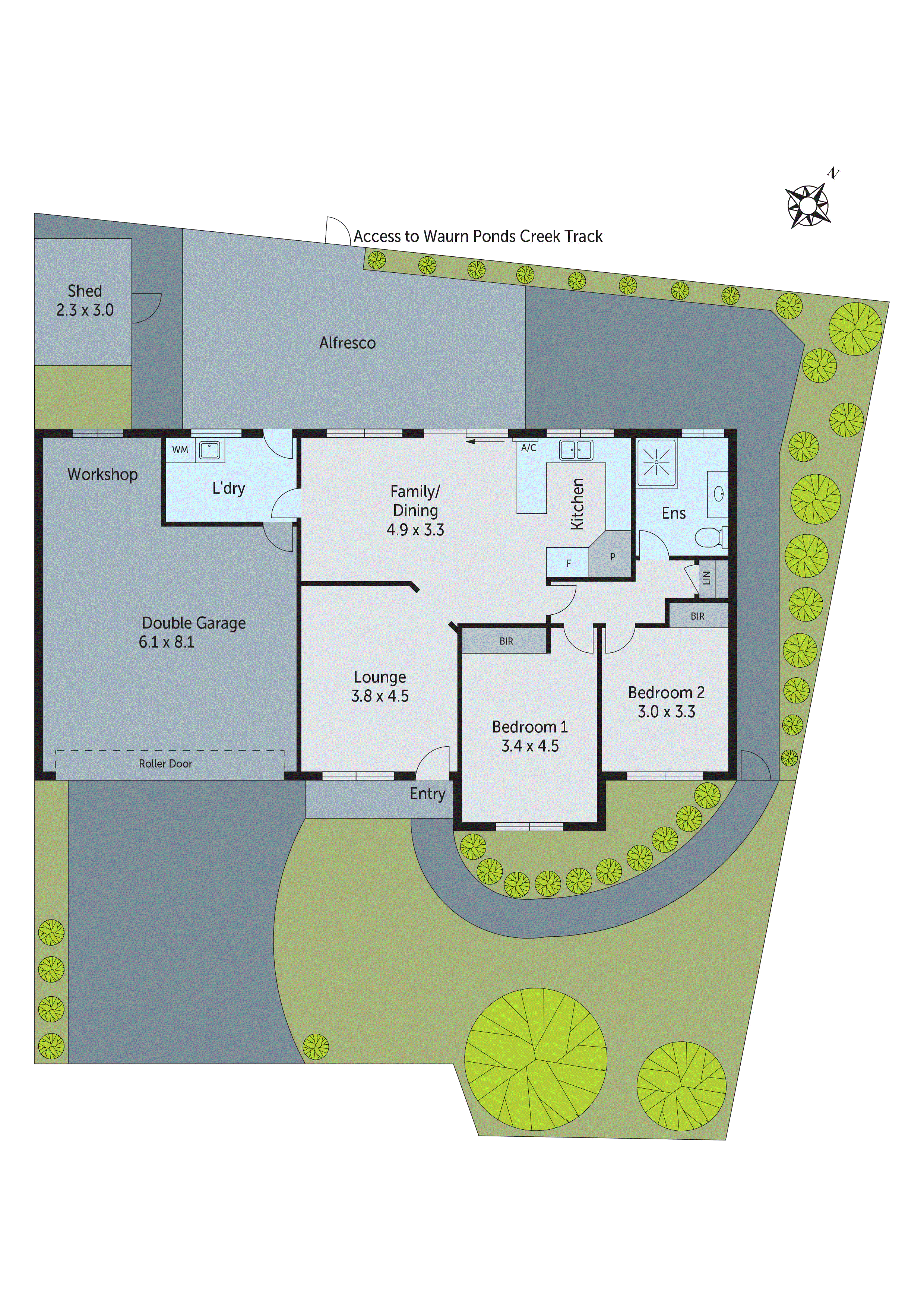 2/14 Meadowvale Drive, Grovedale VIC 3216 - Floorplan