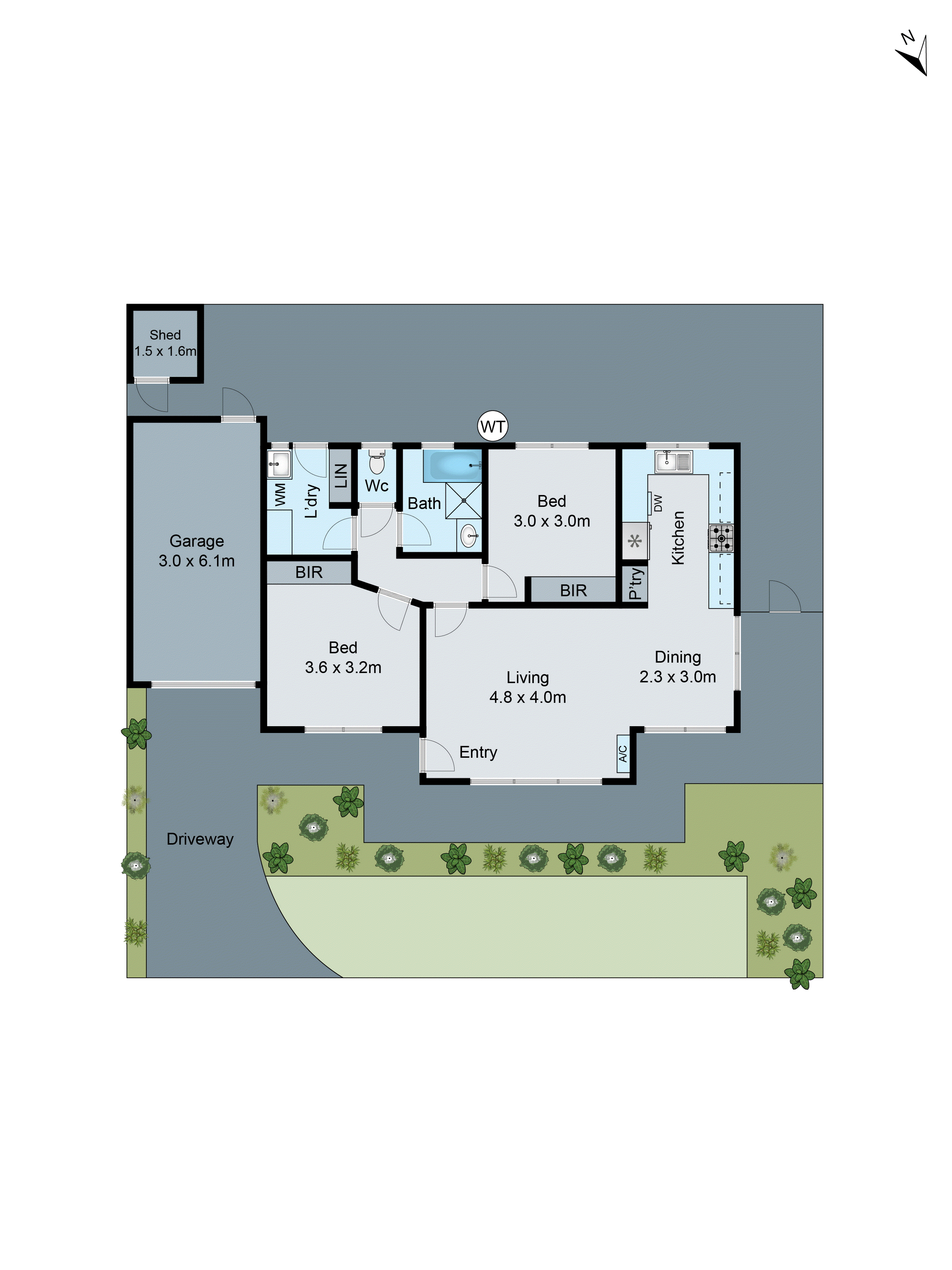 2/14 Oxford Street, Whittington VIC 3219 - Floorplan