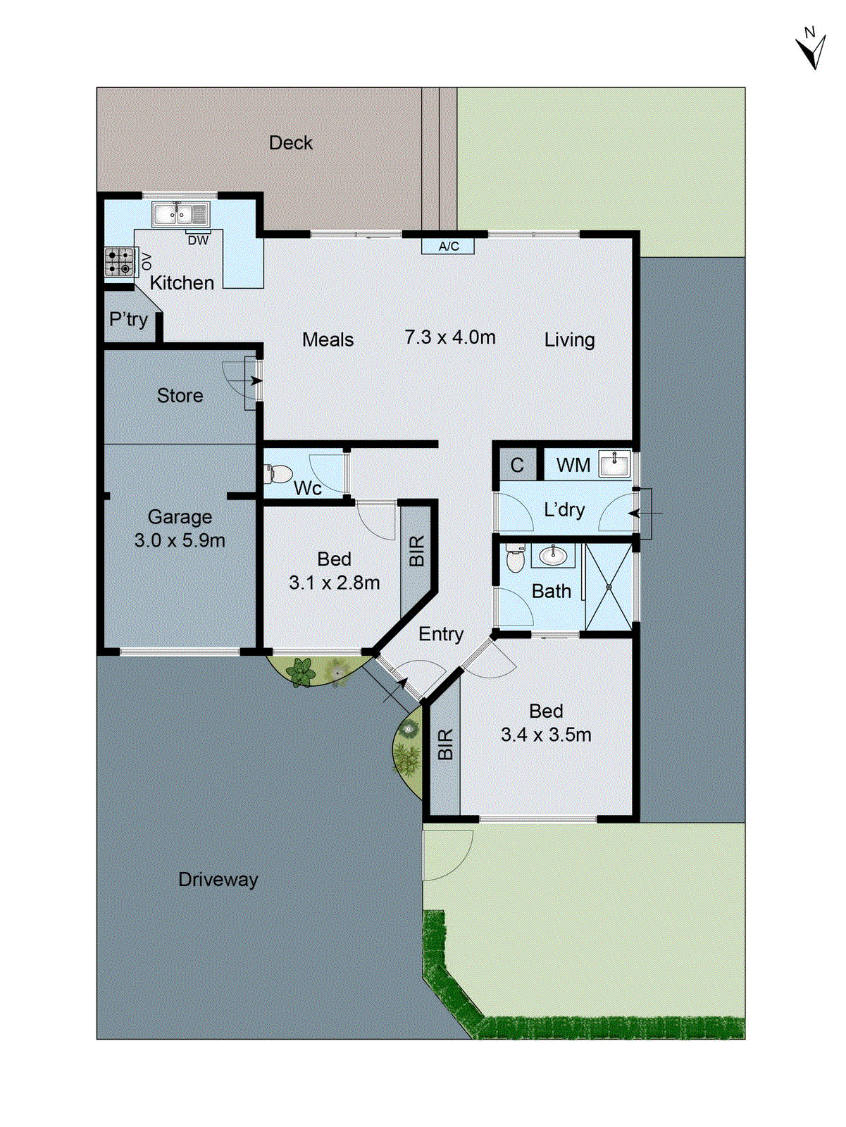2/14 Rosemary Street, Chadstone VIC 3148 - Floorplan