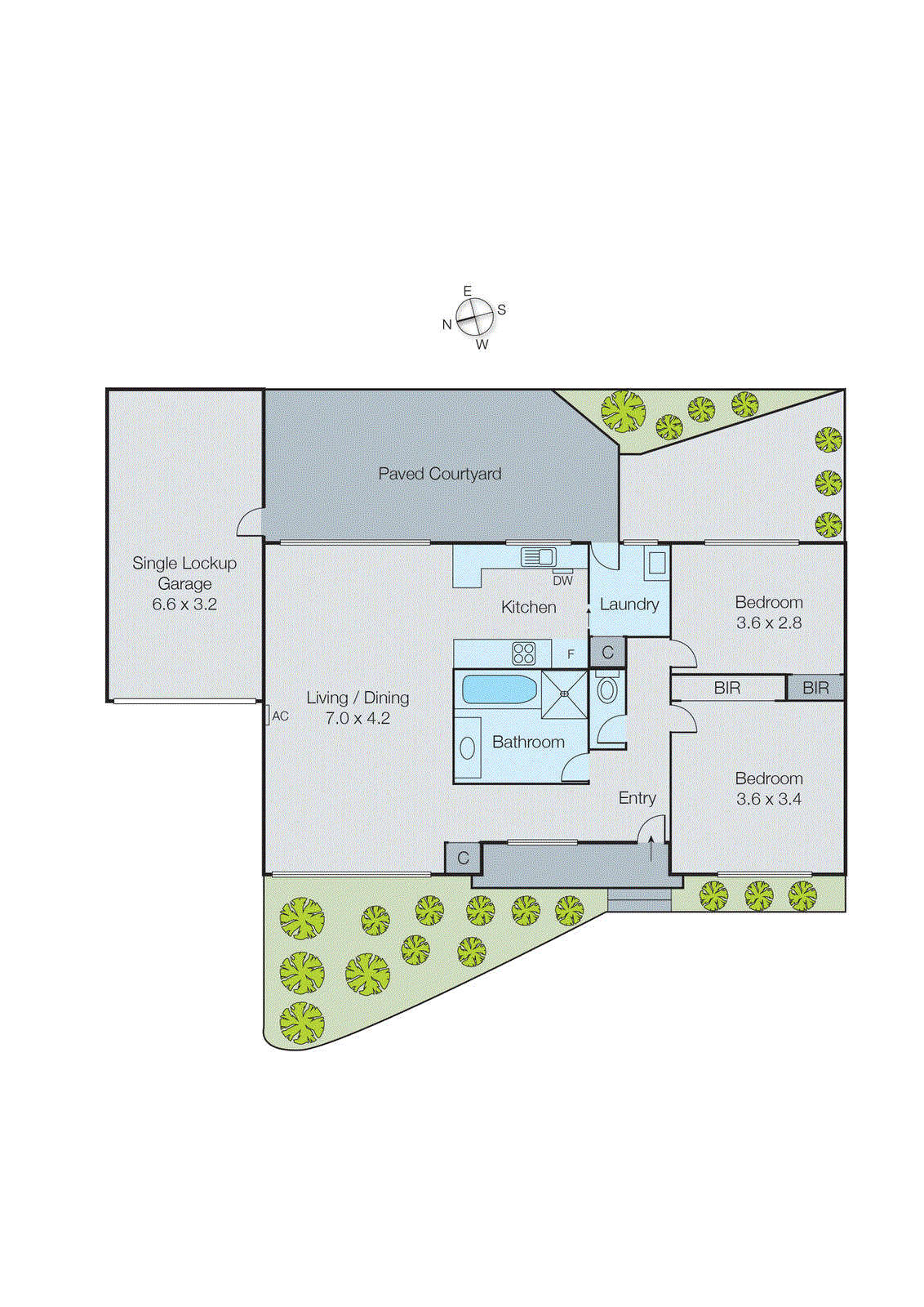 2/14 Sandford Street, Highett VIC 3190 - Floorplan