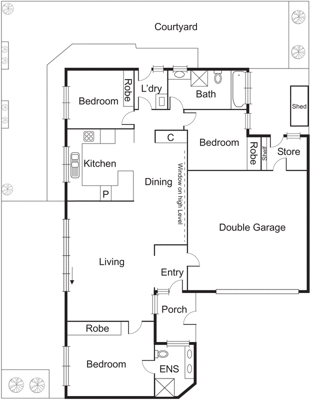 2/14 Talbot Avenue, Bentleigh VIC 3204 - Floorplan