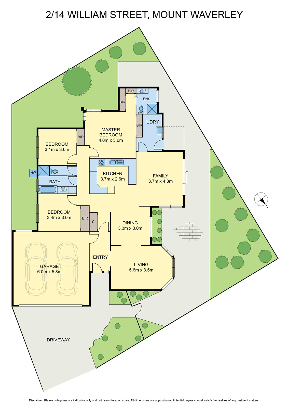 2/14 William Street, Mount Waverley VIC 3149 - Floorplan