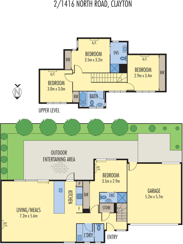 2/1416 North Road, Clayton VIC 3168 - Floorplan