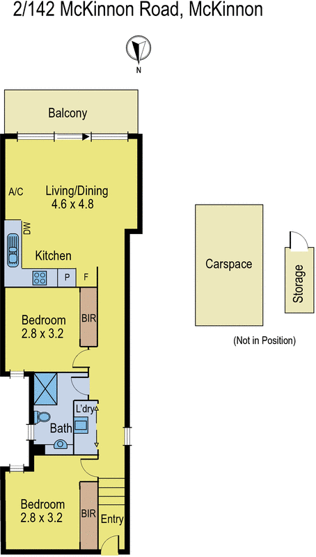 2/142 Mckinnon Road, Mckinnon VIC 3204 - Floorplan