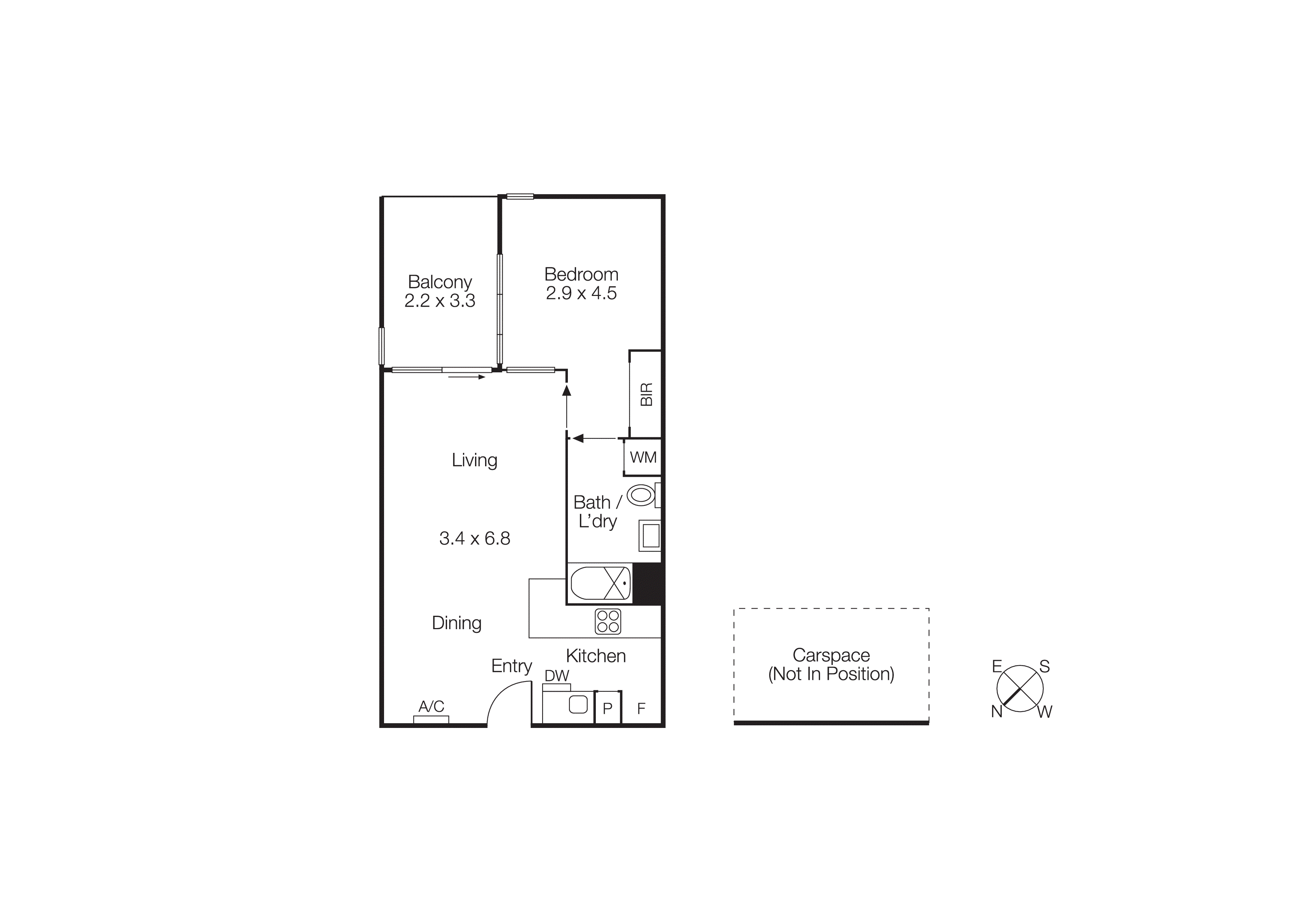 214/232-242 Rouse Street, Port Melbourne VIC 3207 - Floorplan