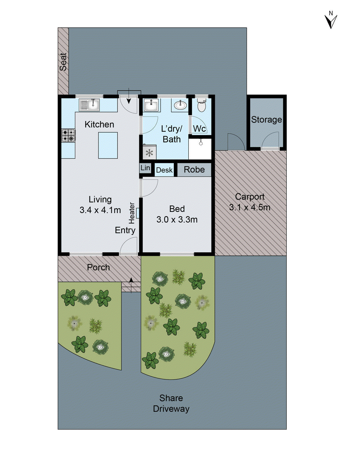 2/143 South Valley Road, Highton VIC 3216 - Floorplan